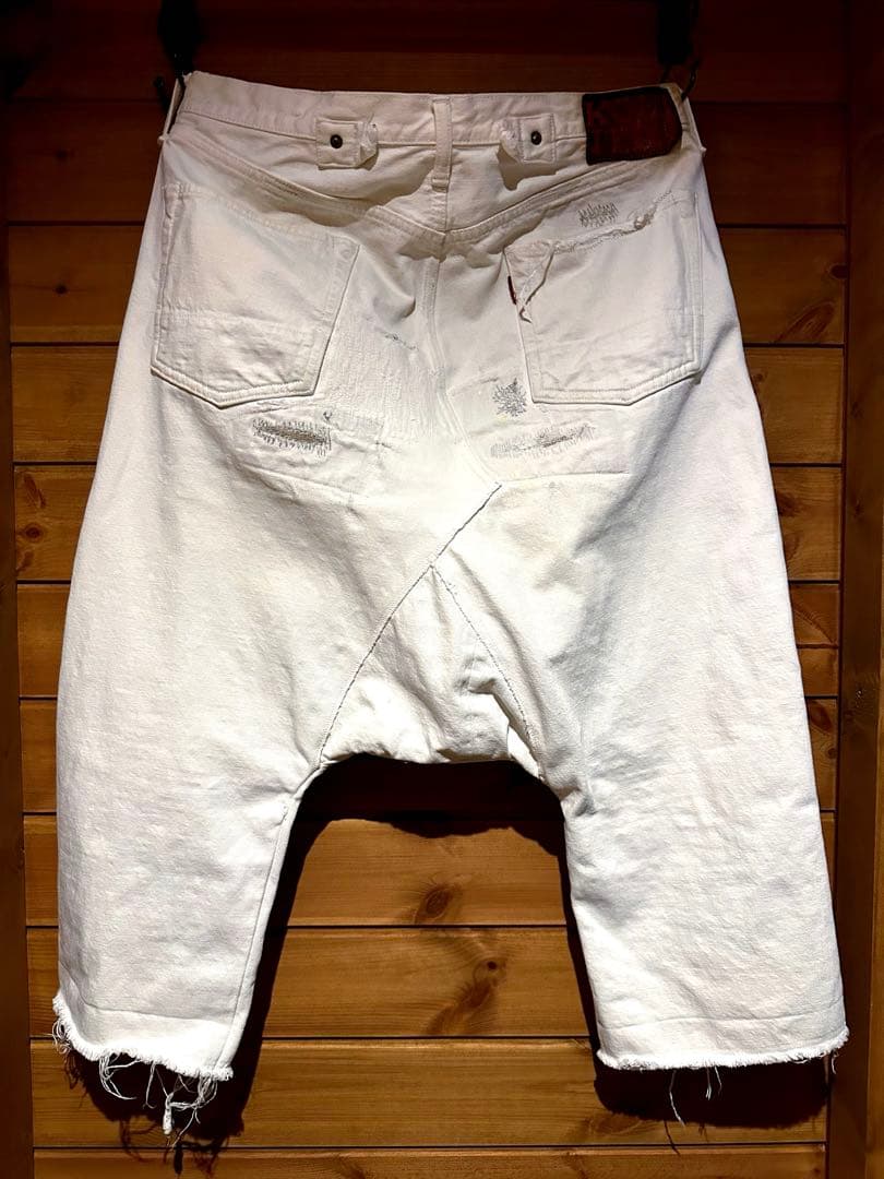 【希少】キャピタル kapital ホワイトデニム　サルエルパンツ　カントリー