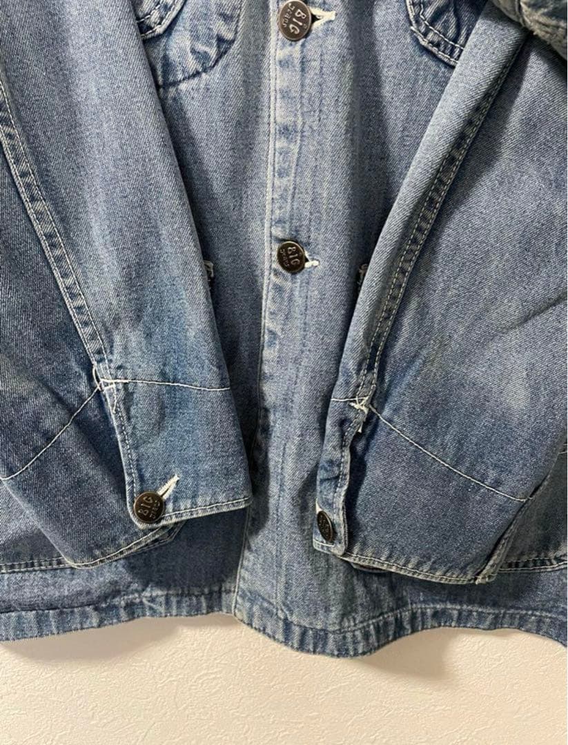 70s BIG JEANS デニムカバーオール Mサイズ デニムジャケット