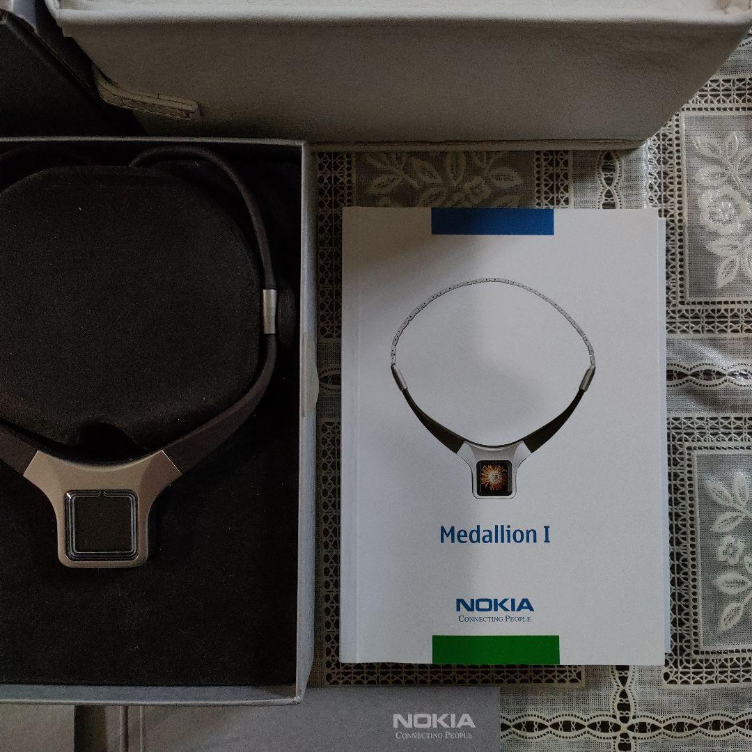\"未使用\"ノキア　ウェアラブルアクセサリー『Nokia Medallion I』
