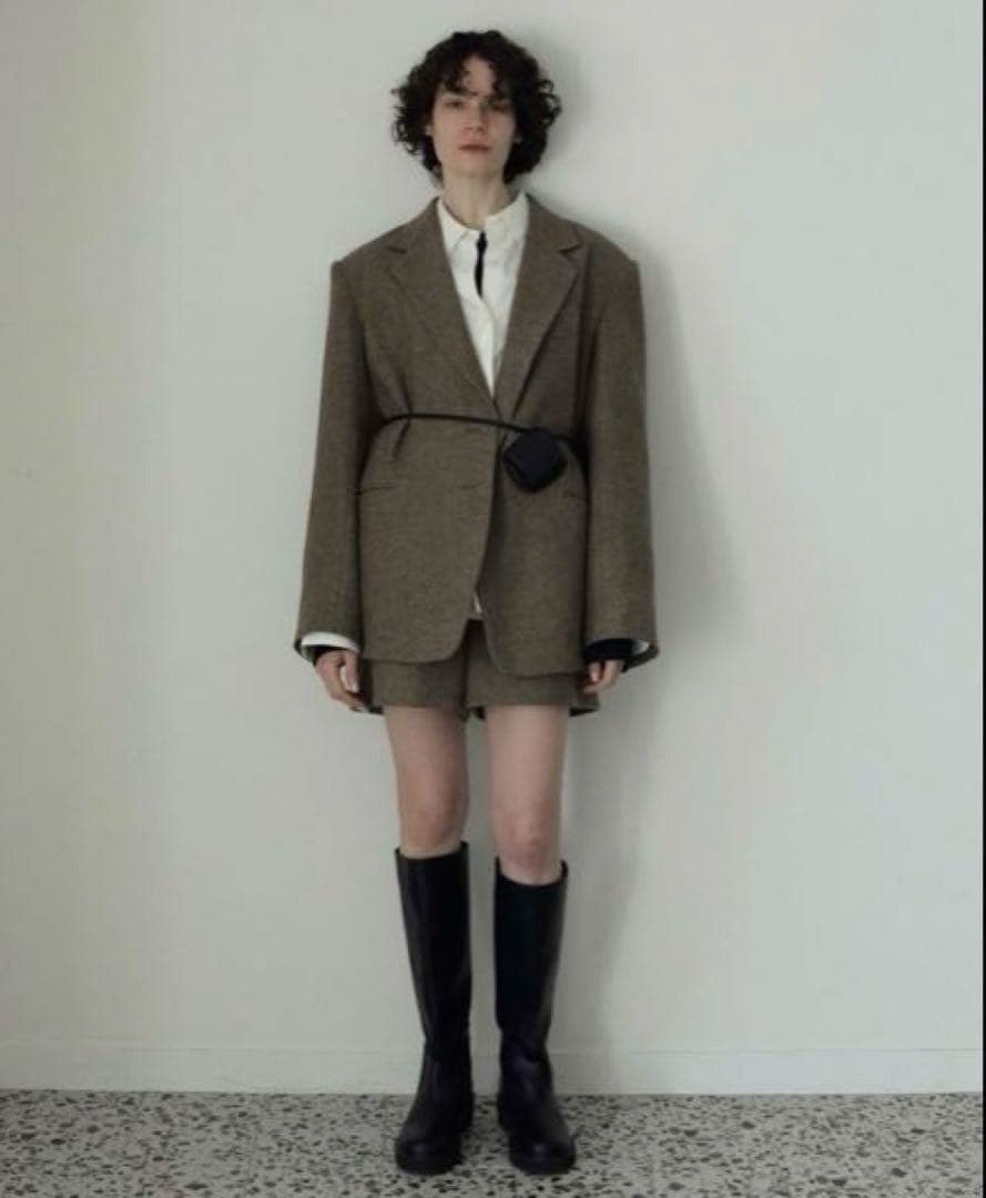 ジャケット・アウター anuke Herringbone Wool Jacket 38