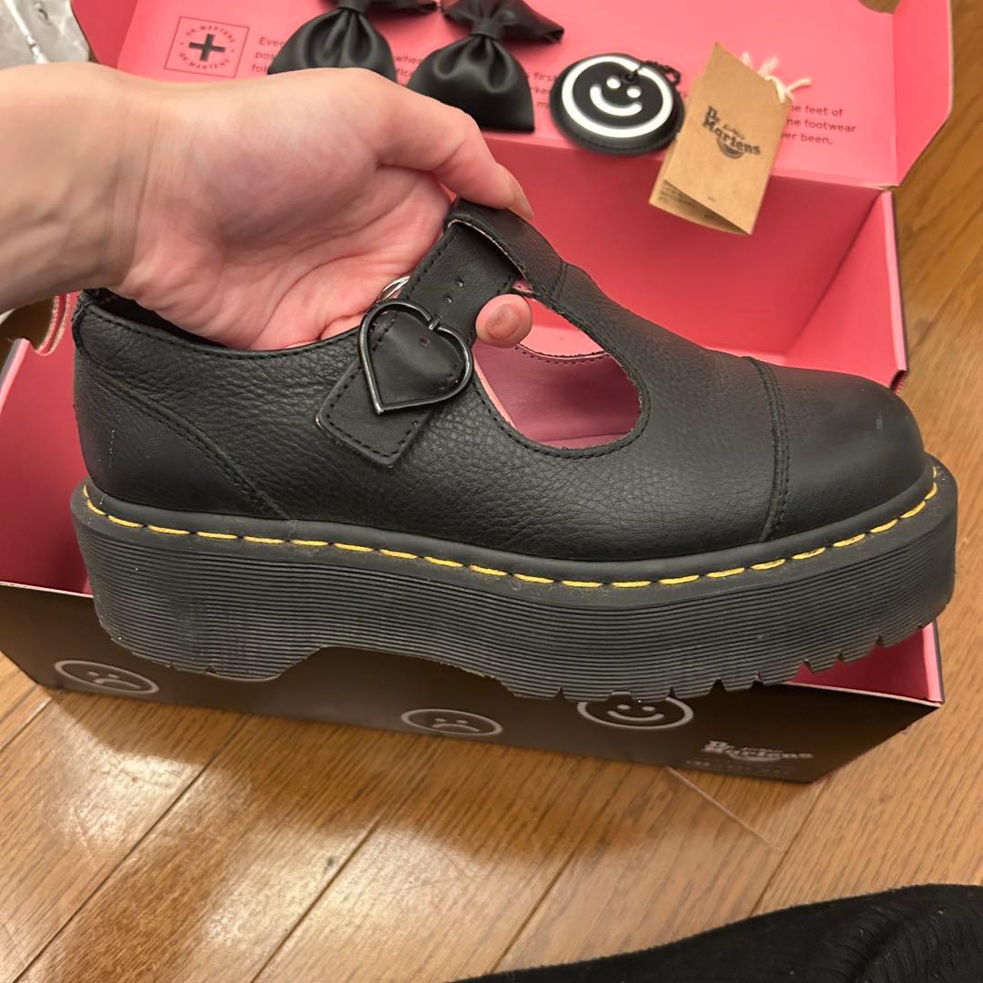 【UK5】ドクターマーチン LAZY OAF コラボ 厚底