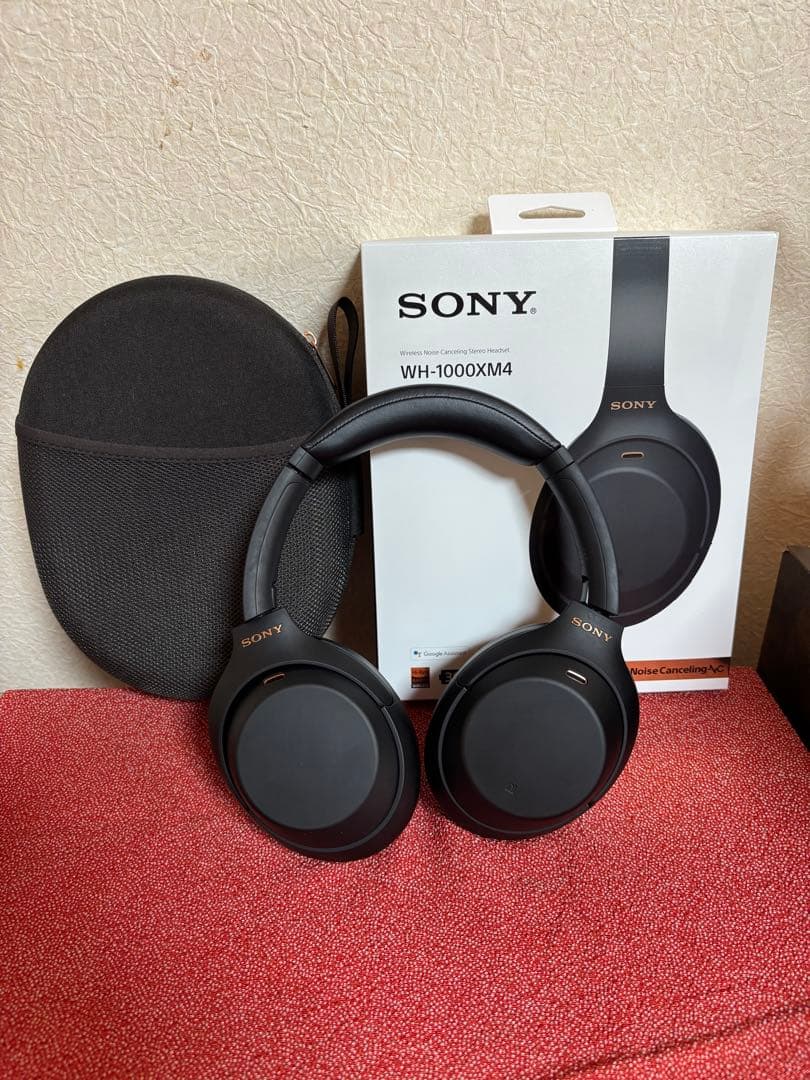 SONY WH-1000XM4 ブラック ソニー ワイヤレスヘッドホン 美品
