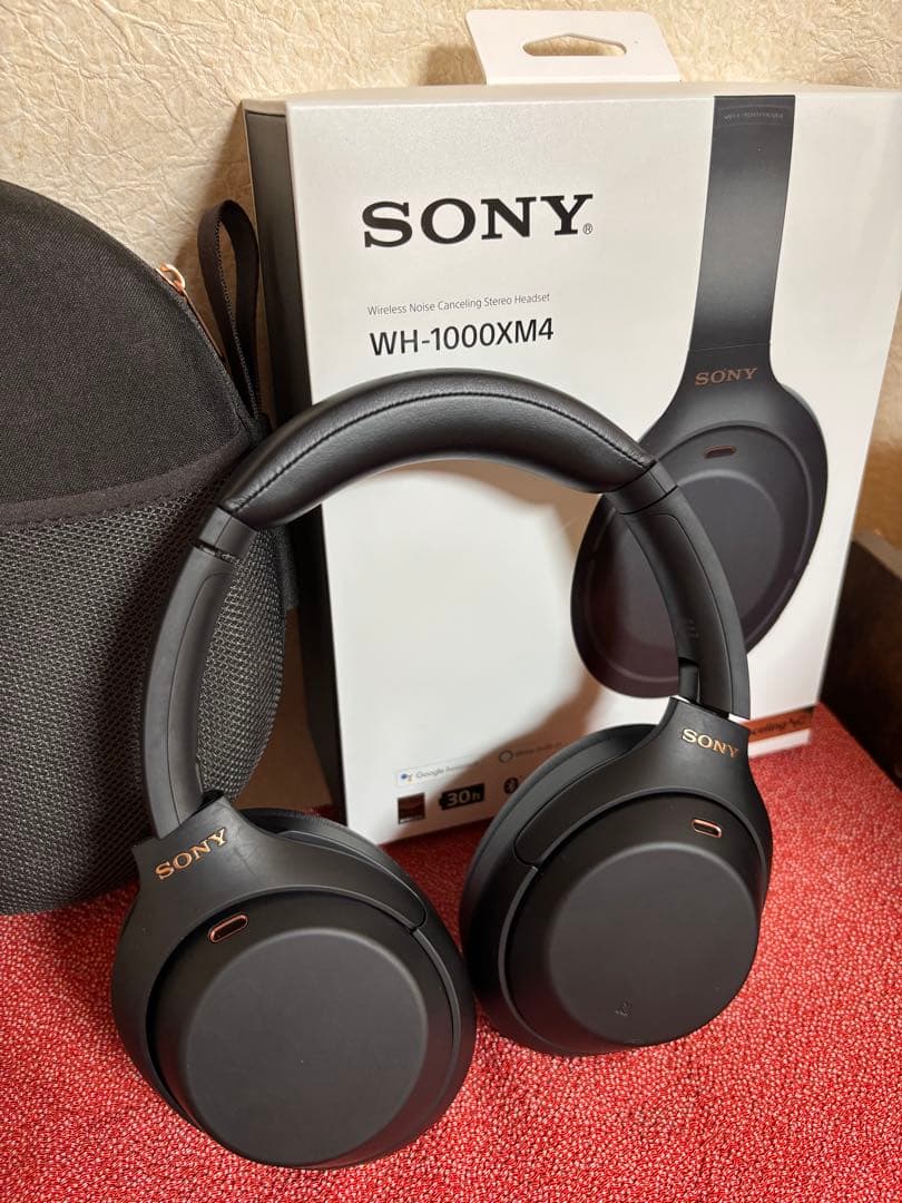 SONY WH-1000XM4 ブラック ソニー ワイヤレスヘッドホン 美品