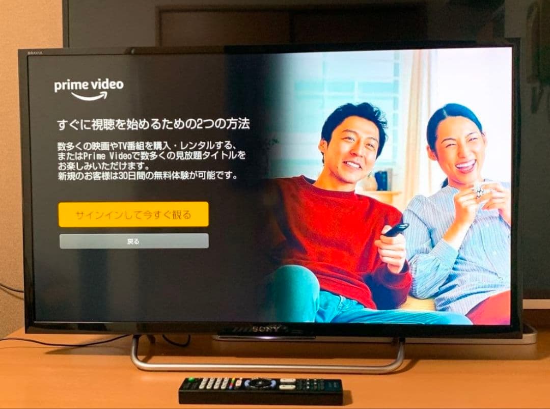 SONY 32型 Wi-Fiスマートテレビ Youtubeなど／地上波BSCS