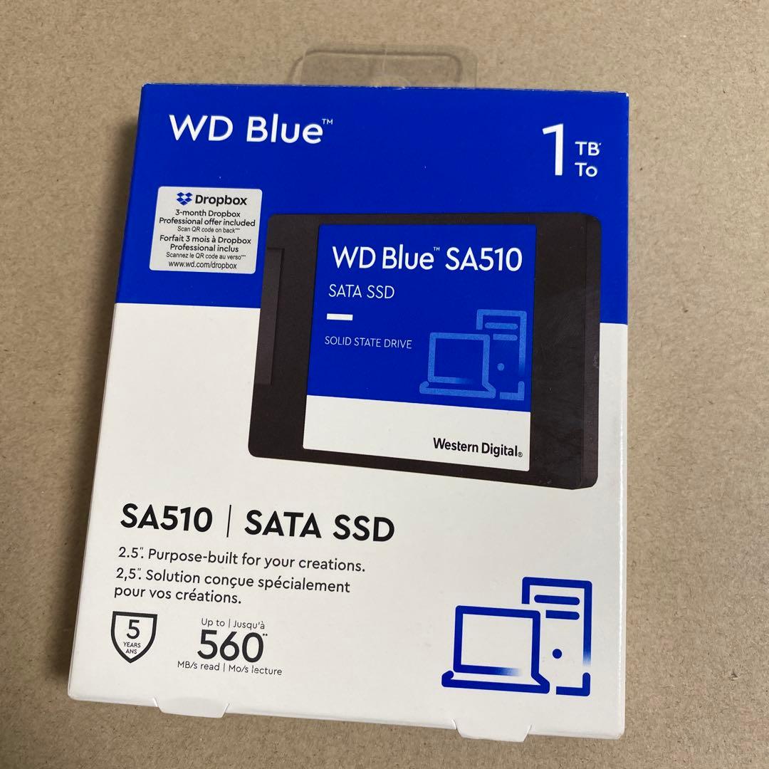 chappy WD Blue SA510 1TB SSD ほぼ新品