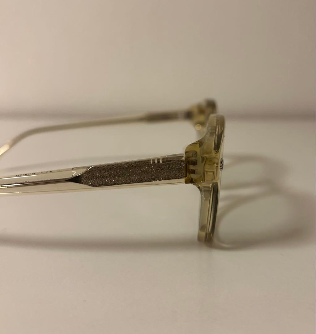 ポンパドールN.S.H クリアイエローフレーム サングラス