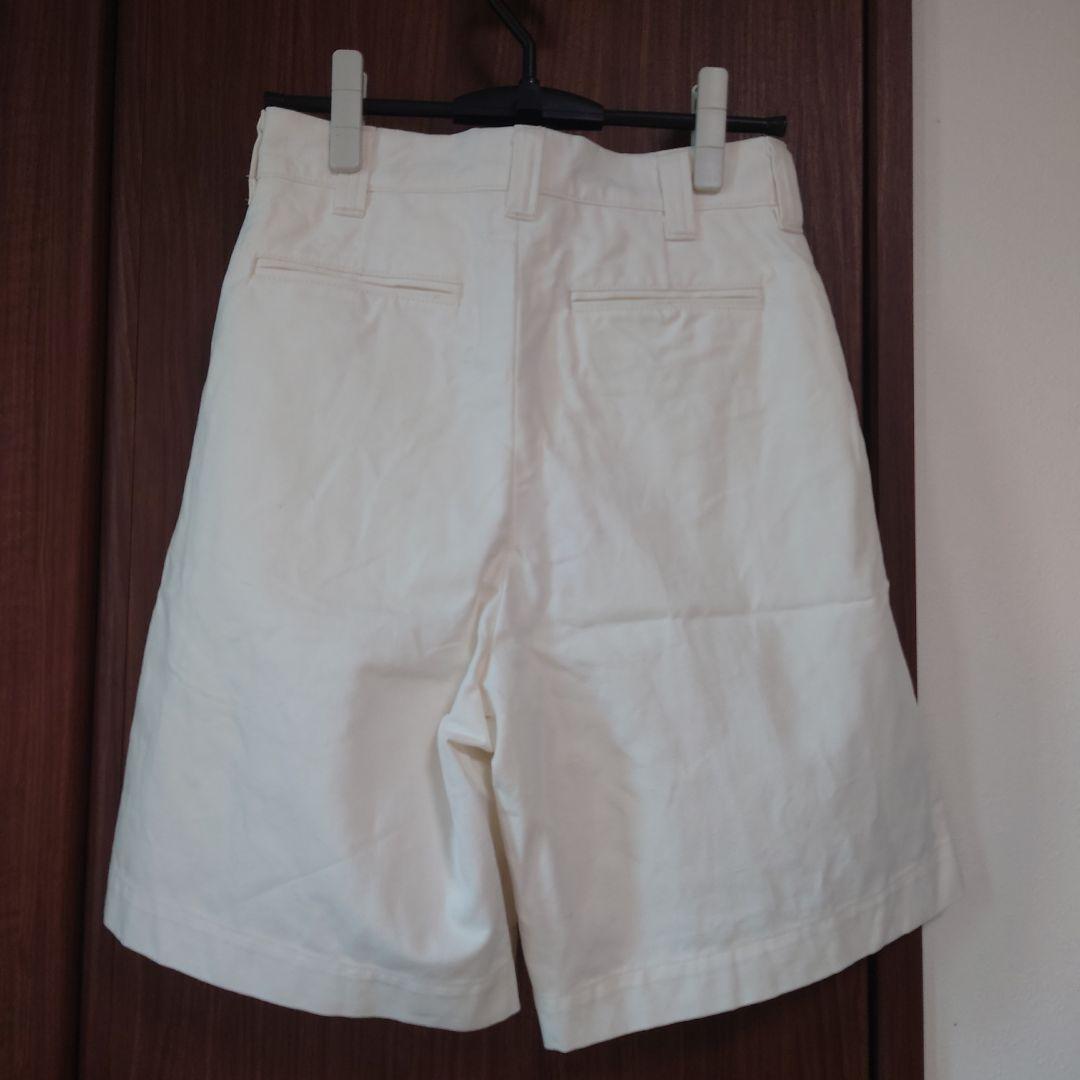 美品★SHINZONE コットンリネン ショートパンツ 36 ホワイト