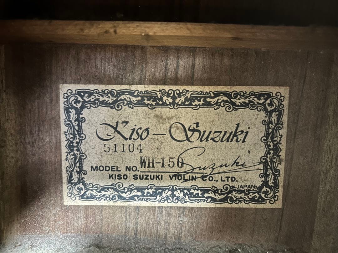 kiso suzuki/木曽鈴木 アコースティックギター WH-150