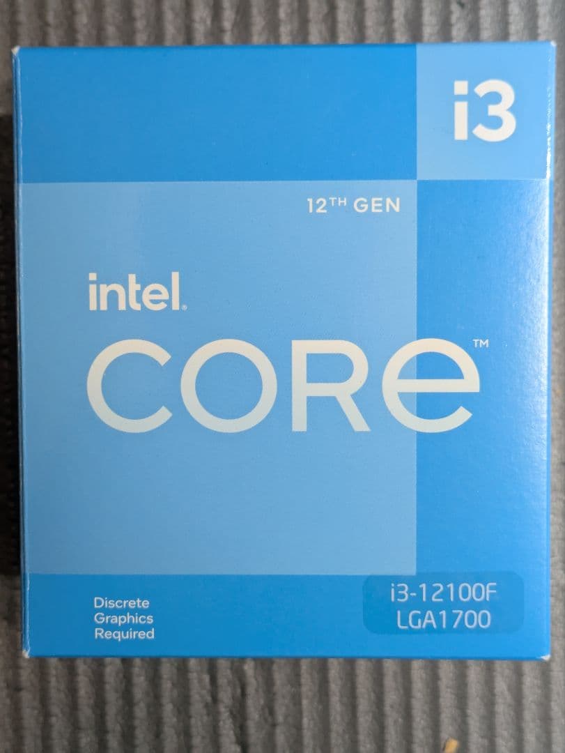 CPU Intel Core i3 12100F