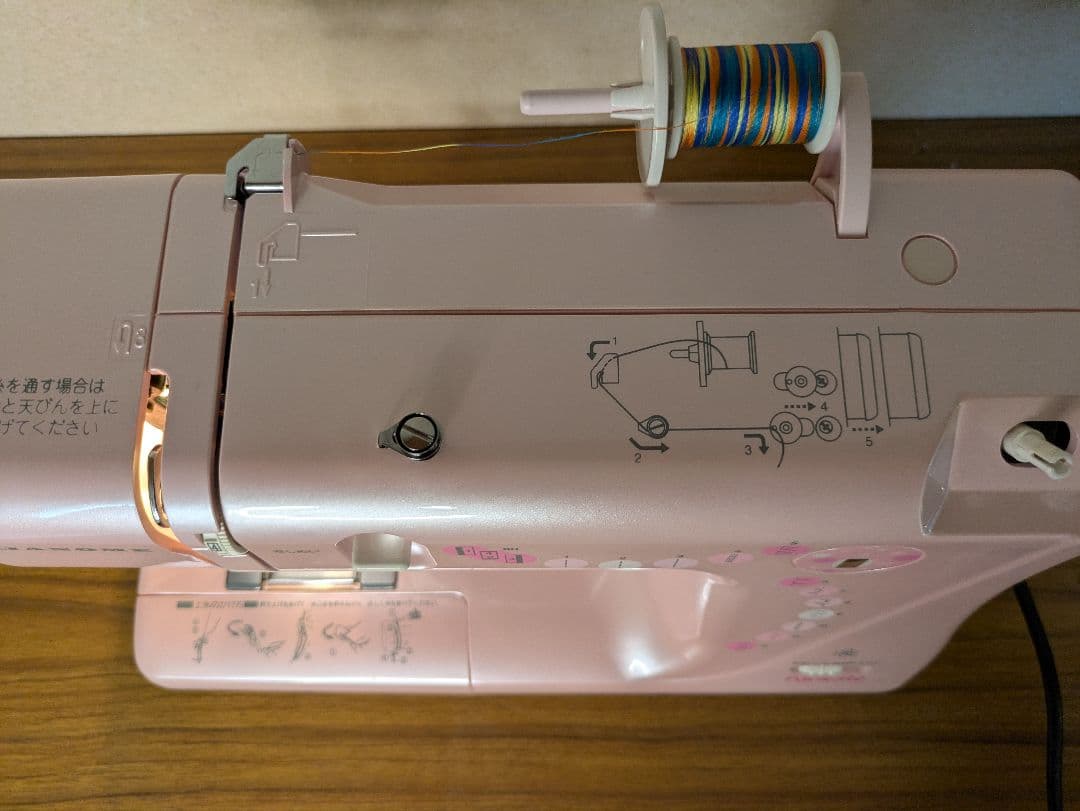 ☆美品☆ジャノメ 660型 電子強化モデル☆コンパクトミシン☆分解整備調整済み☆