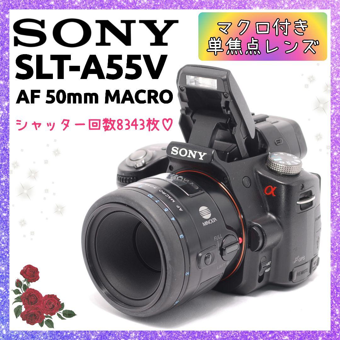 ❤即購入1000円OFF❤ SONY α55 単焦点レンズ 50mm MACRO