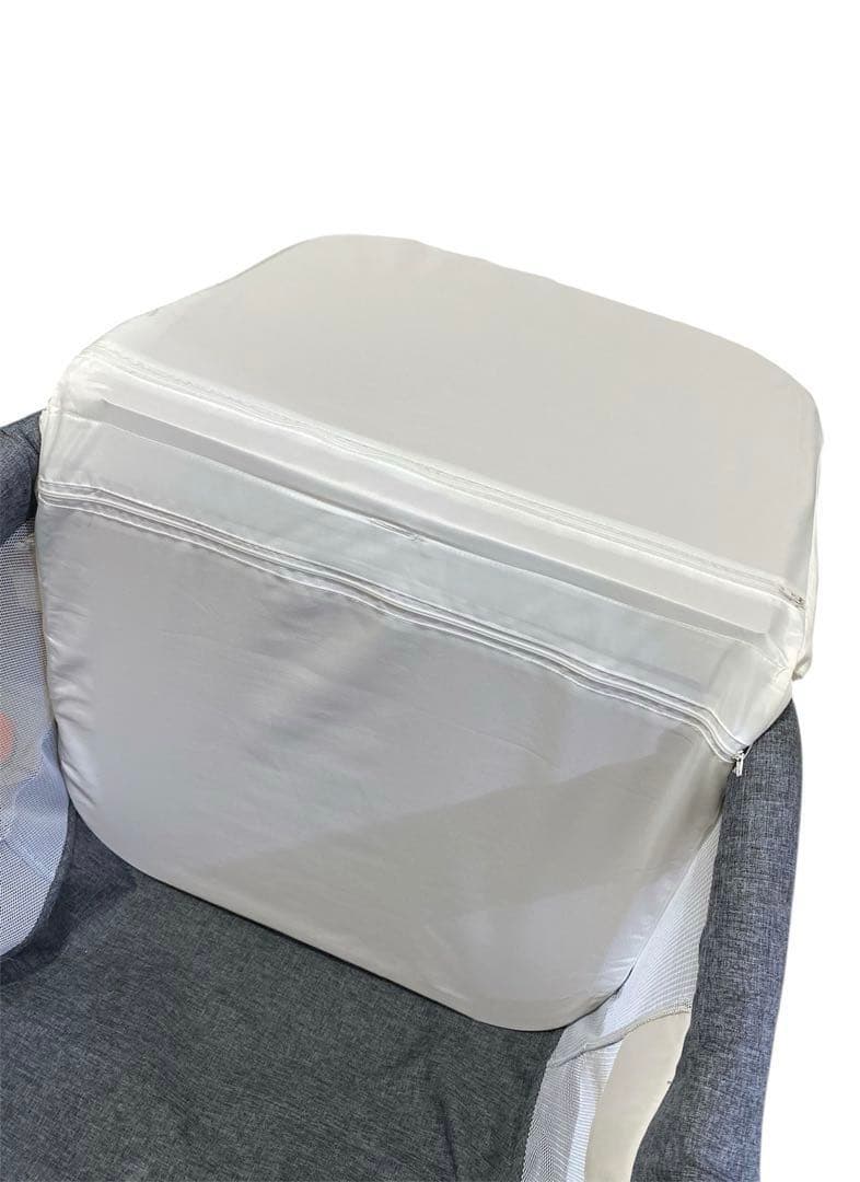 【ほぼ未使用】ベビーベッド 折りたたみ キャスター付き ゆりかご