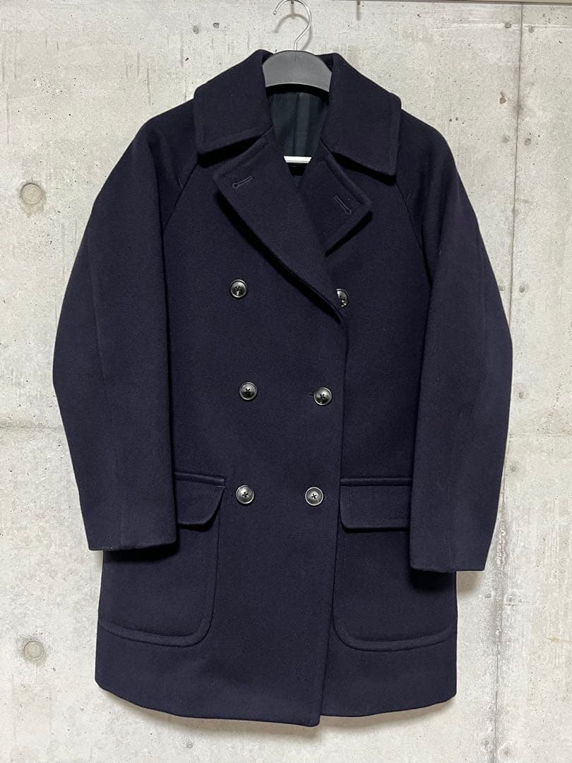 s*o様 【comoli】キャバリーメルトンダブルブレステッドコート　Pコート