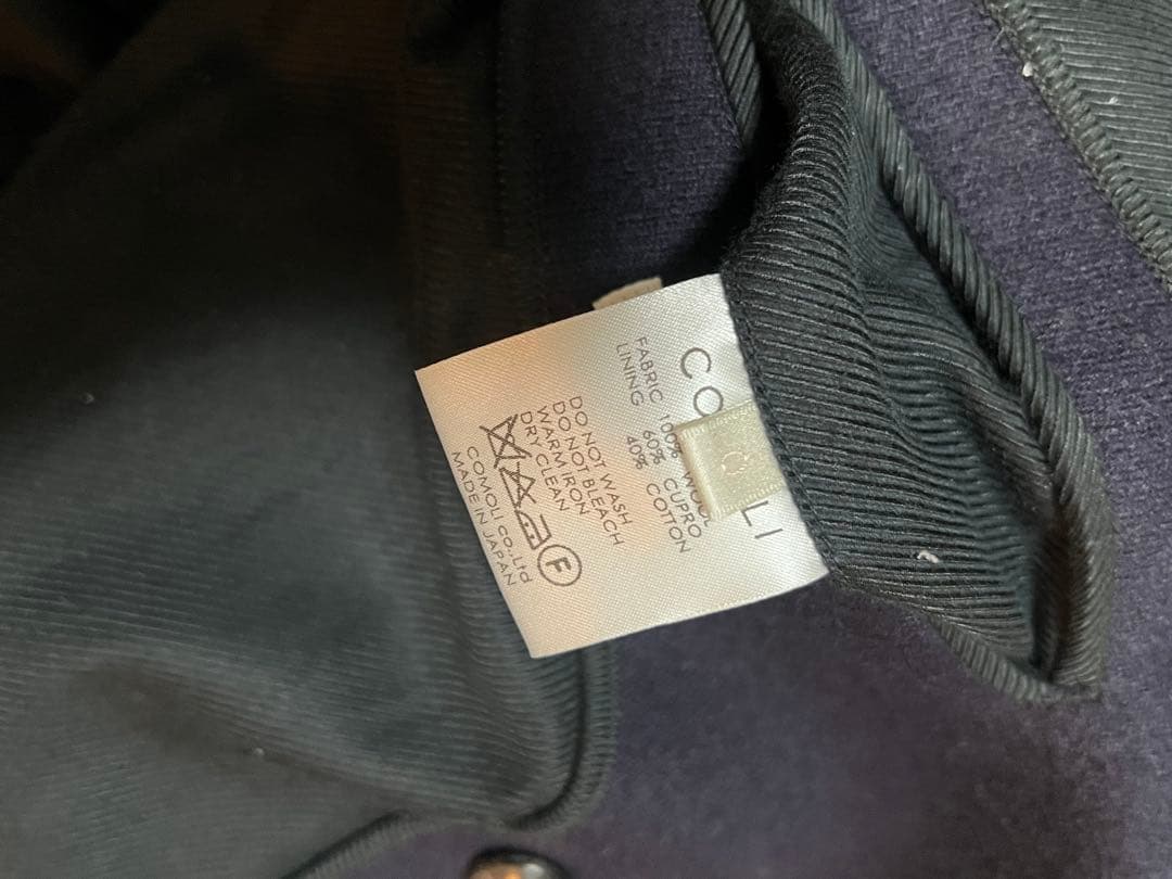 s*o様 【comoli】キャバリーメルトンダブルブレステッドコート　Pコート