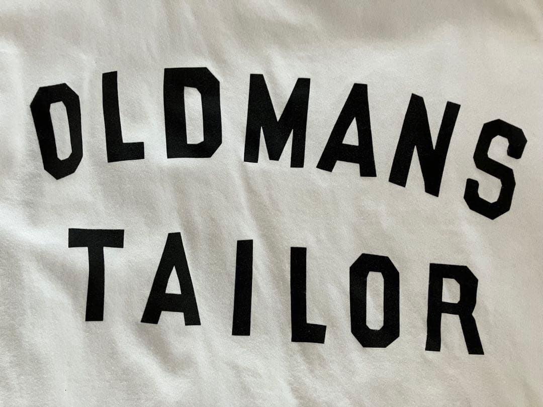 OLDMANS TAILOR ロンT 白 R＆D.M.Co- 長袖カットソー