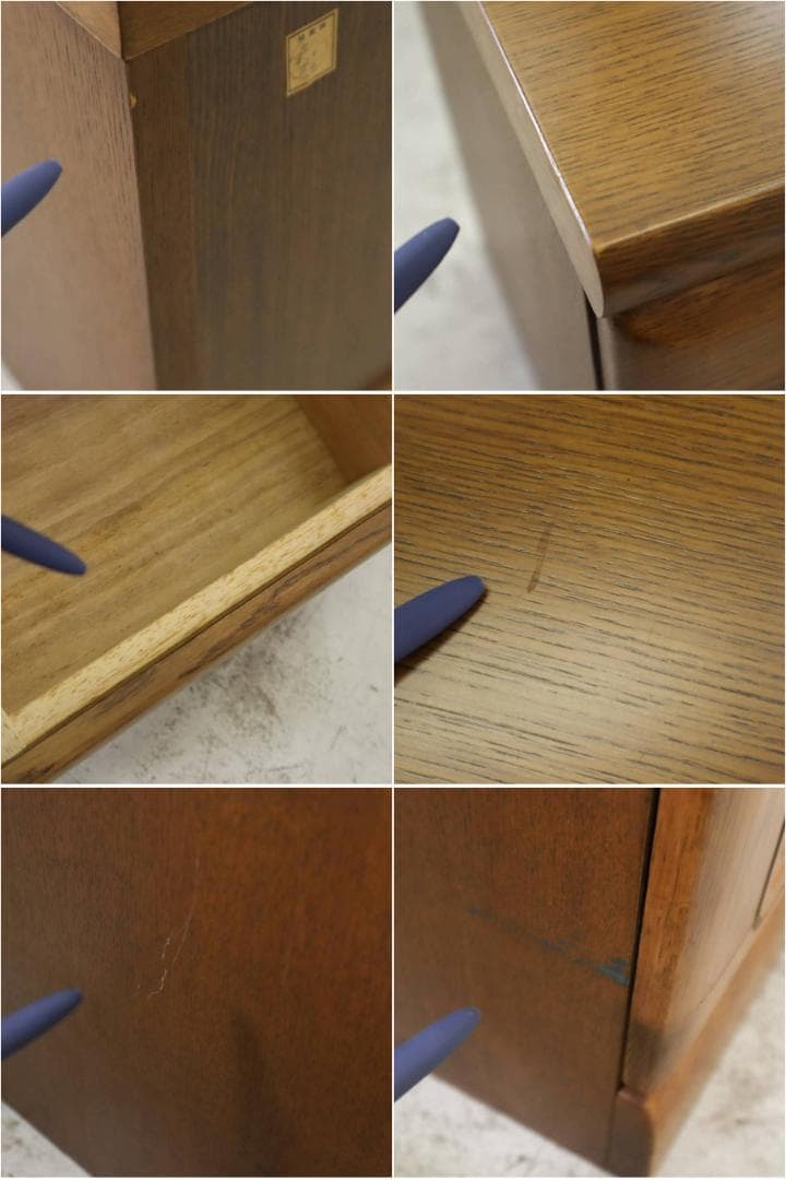 値下浜本工芸 ナラ無垢 テレビボード 幅120cm テレビ台 ローボード 国産