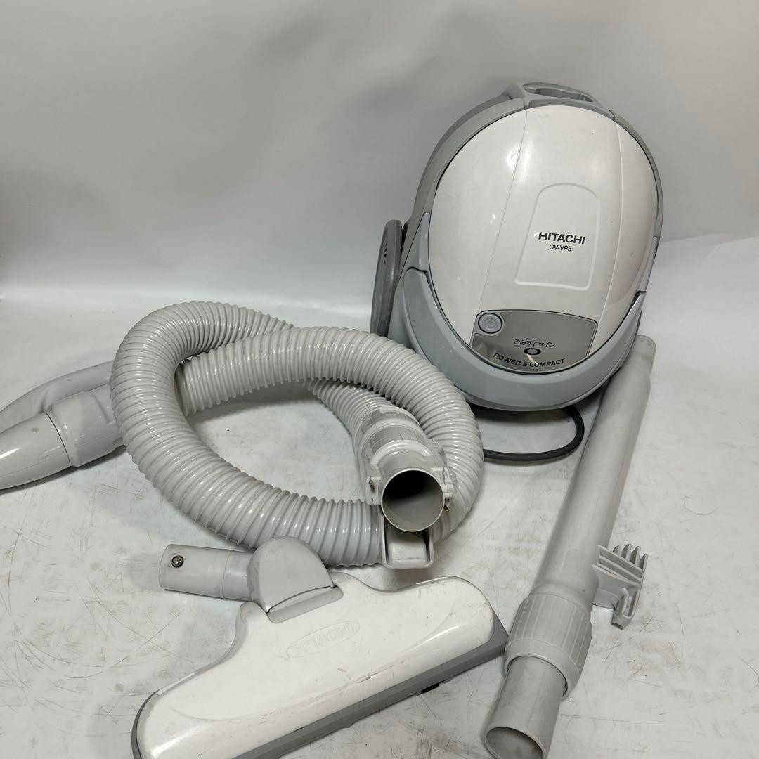 日立 紙パック式 軽量 掃除機 ハイパワー530W　CV-VP5　ヘッド丸洗対応
