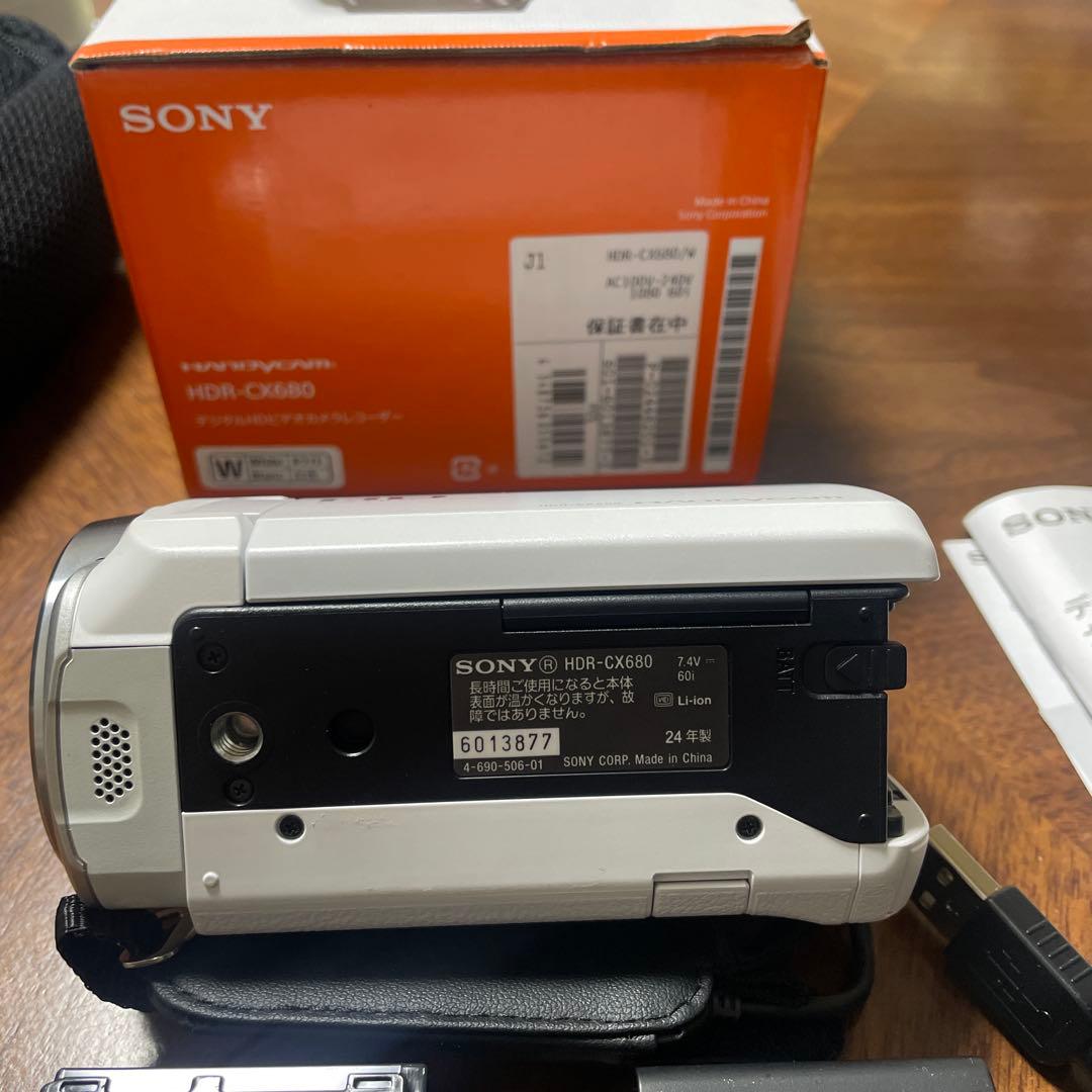 SONY HDR-CX680 ハンディカム ソニー ビデオカメラ 2024年製
