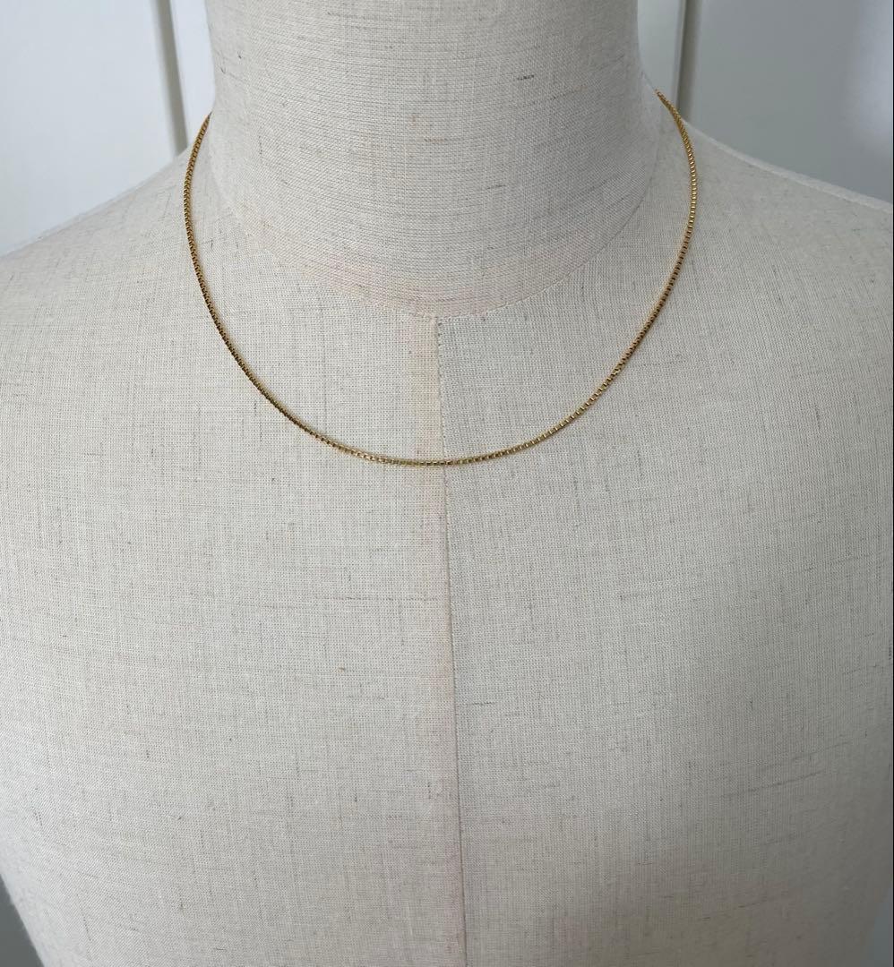 K18ネックレス　18金チェーン　k18ベネチアンネックレス