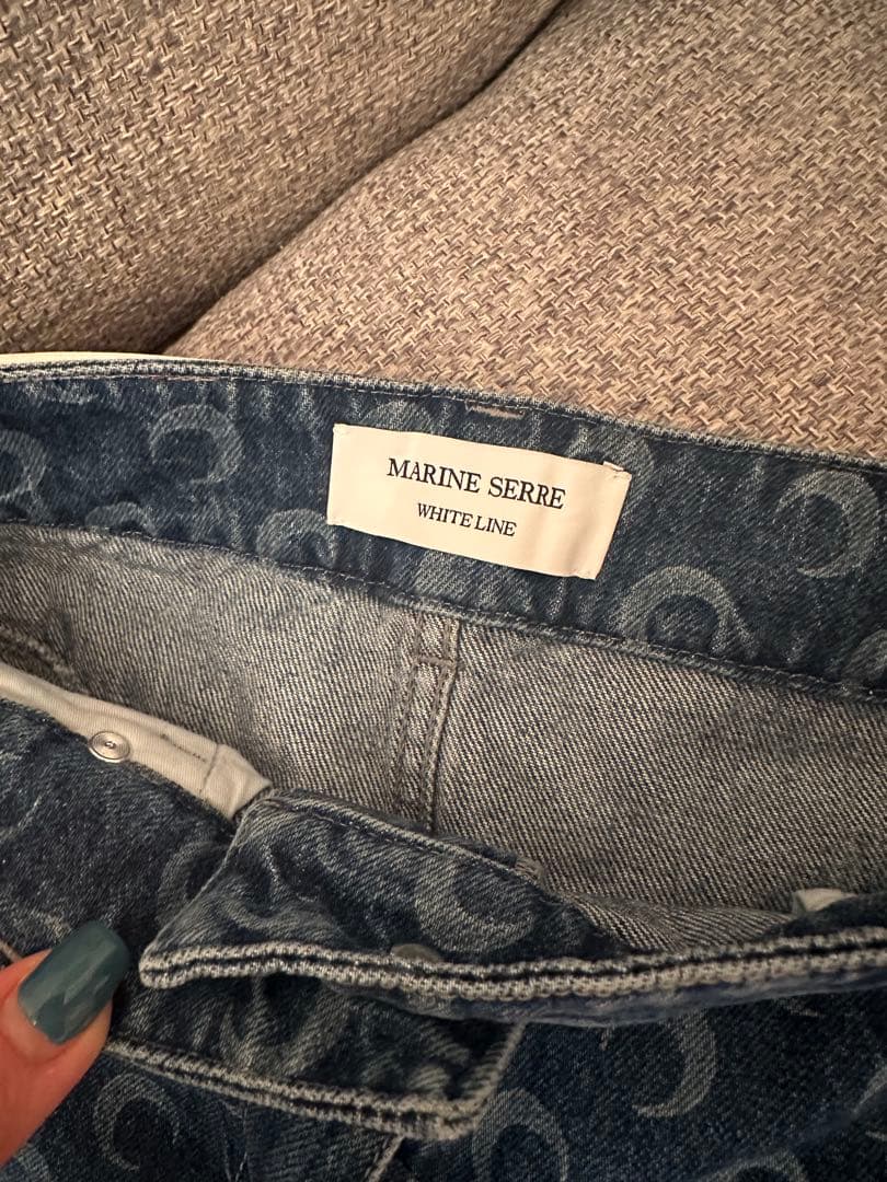 marine serre マリンセル　デニムミニスカート　ミニスカート