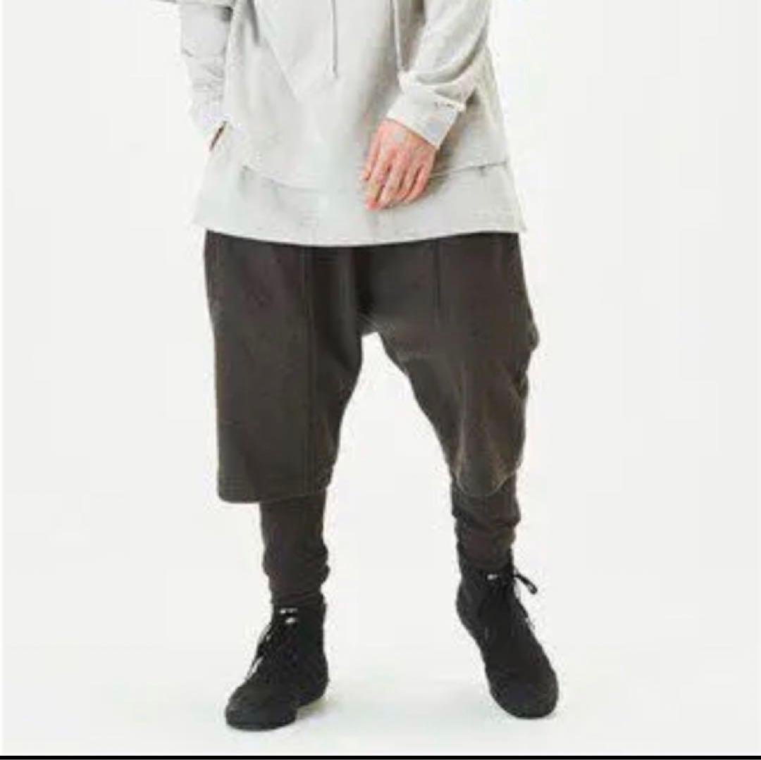 wizzard　レイヤード パンツ　チャコールグレー