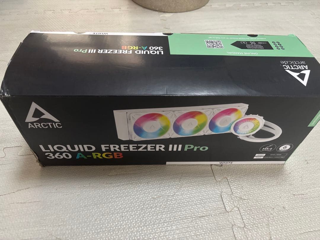 ARCTIC 液体CPUクーラー Liquid Freezer III 360