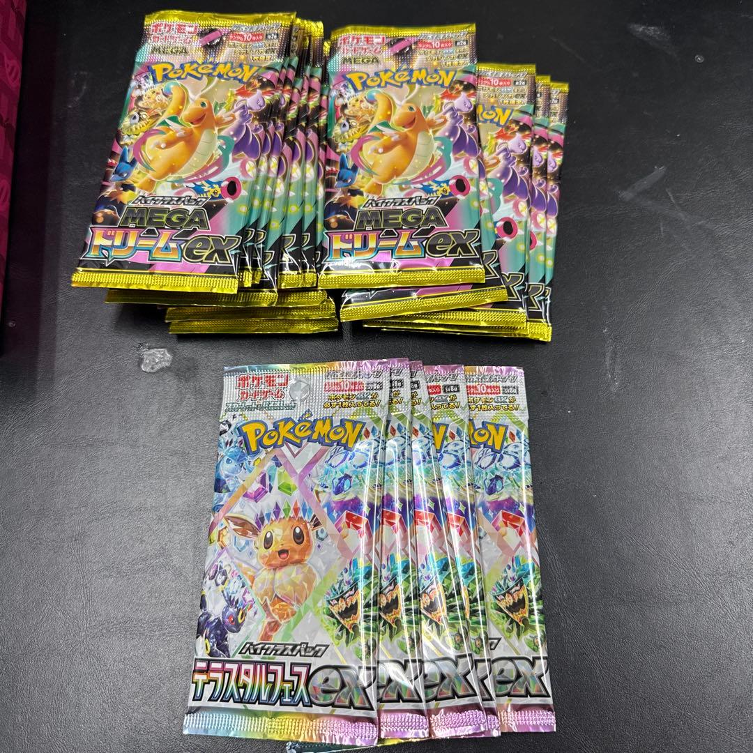 ★未開封★ ポケモンカード「MEGA ドリームex」16パック、テラスタルフェス