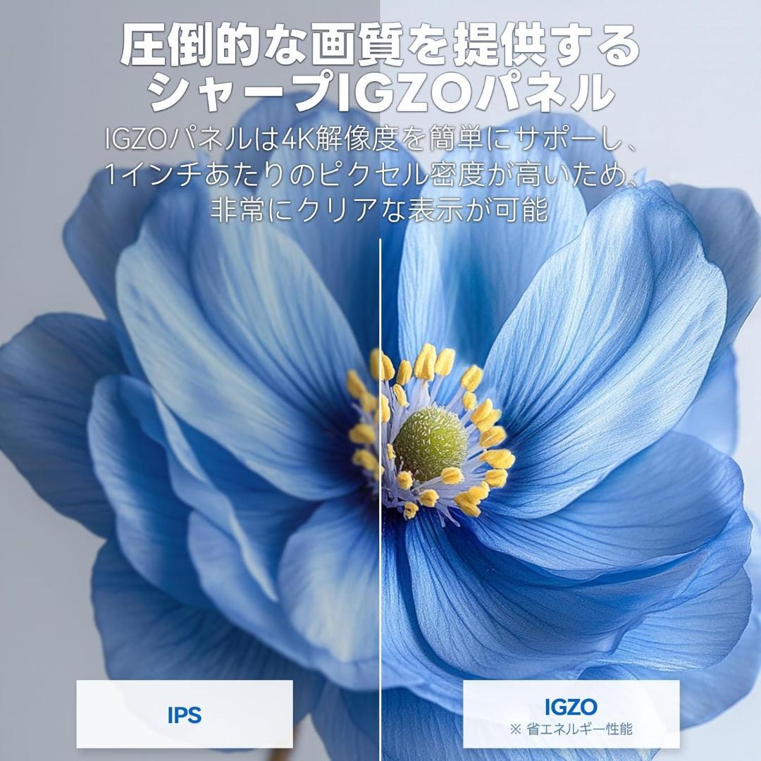 Intehill モバイルモニター 4K 13.4 インチ U13NA