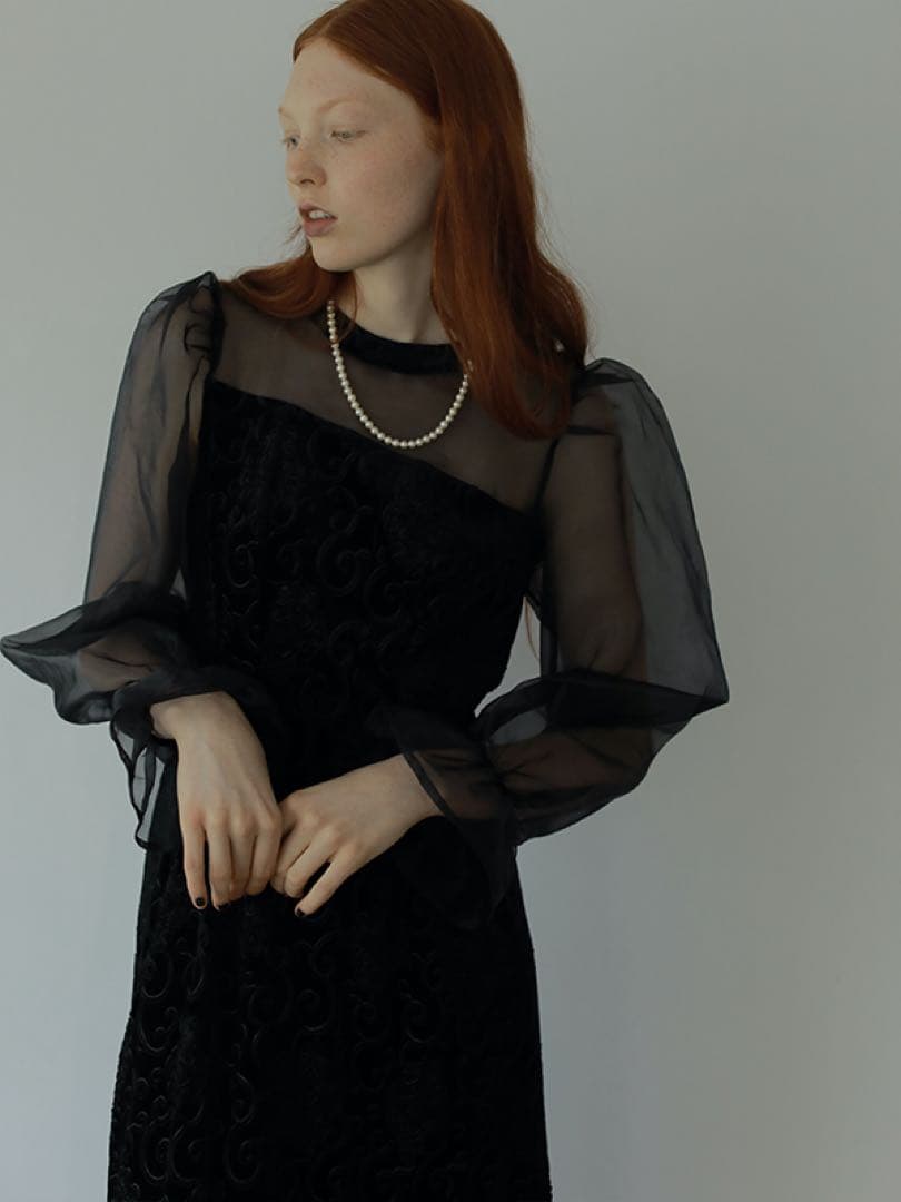 AMAIL Mature paypuri dress ブラック フリー