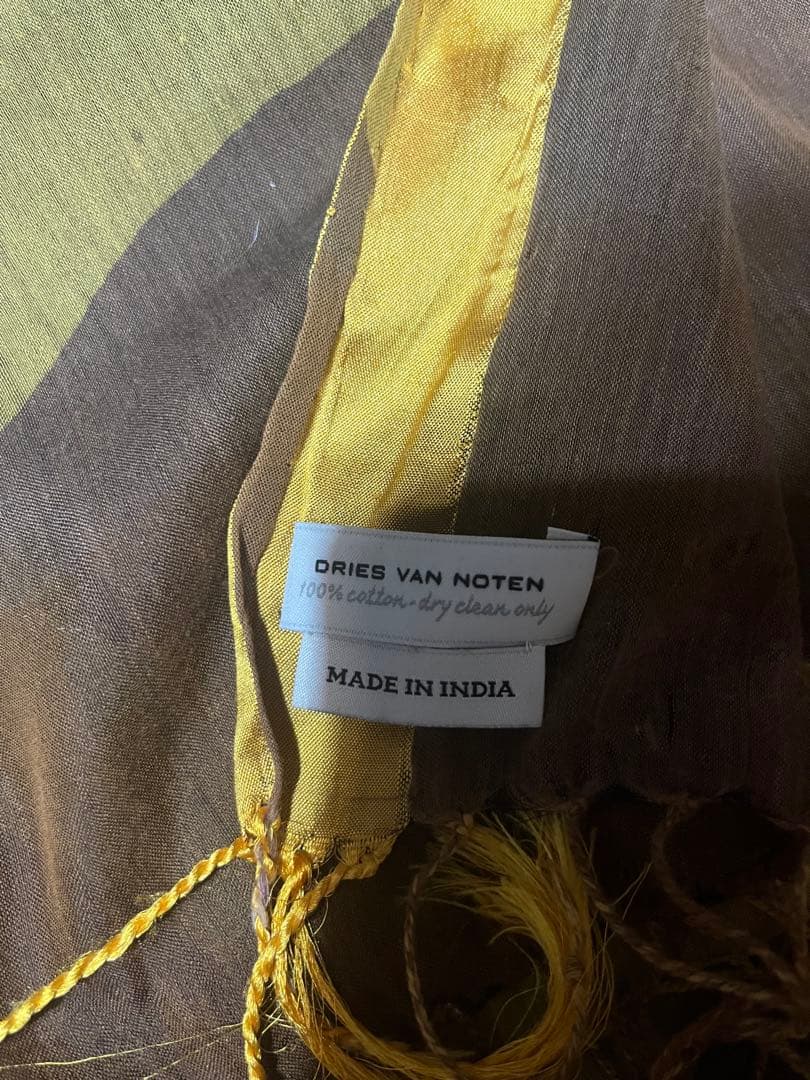 ドリスヴァンノッテン　コットン　ストール