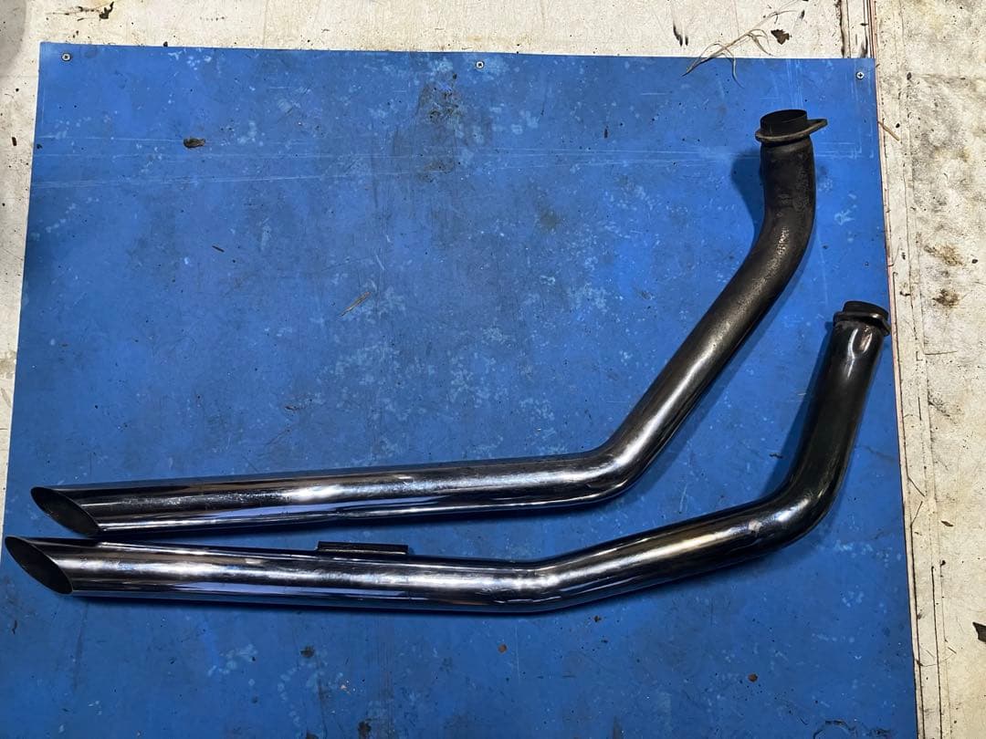 ショベル　ドラッグマフラー2インチバッフル入り