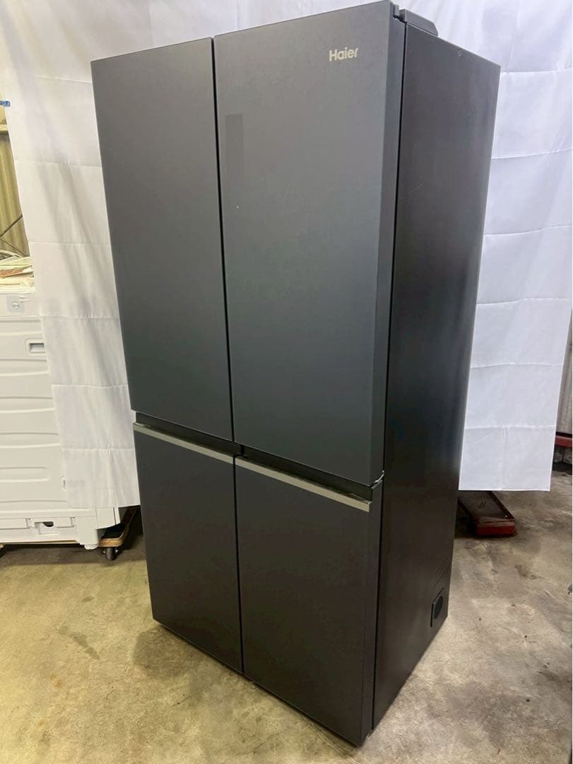 【美品】Haier 4ドア冷蔵庫 JR-GX47A 2024年製470L 観音開