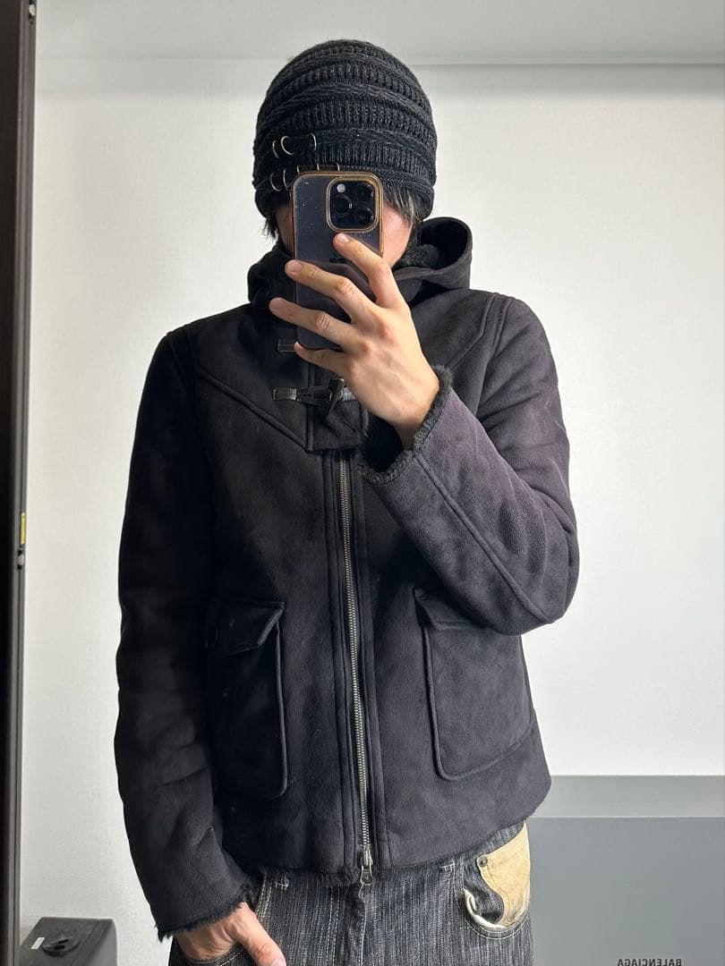 ジャケット・アウター short mouton duffle jacket