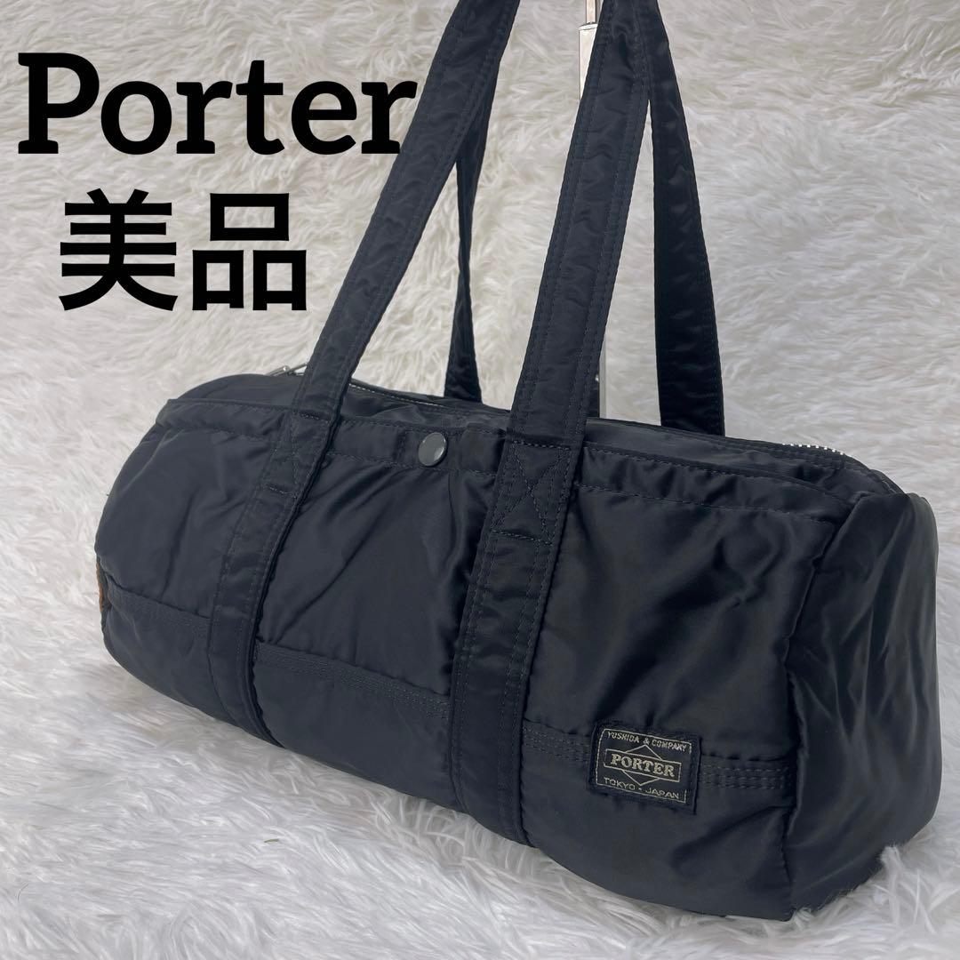 美品✨廃盤 ポーター タンカー Lサイズ ダッフル 筒型 ドラム