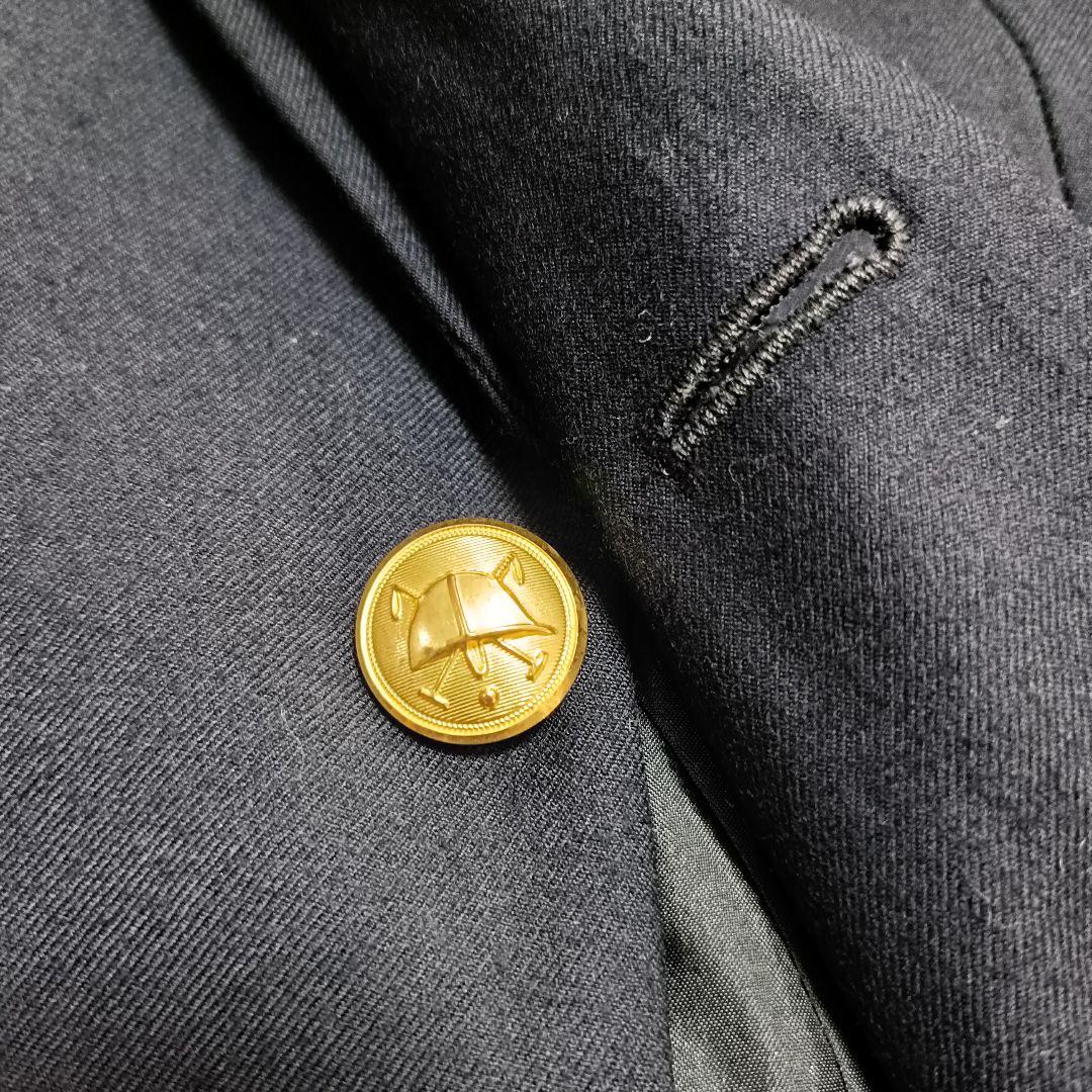 【極美品】ラルフローレン 紺ブレ スーツ 金ボタン グレンチェック柄 160