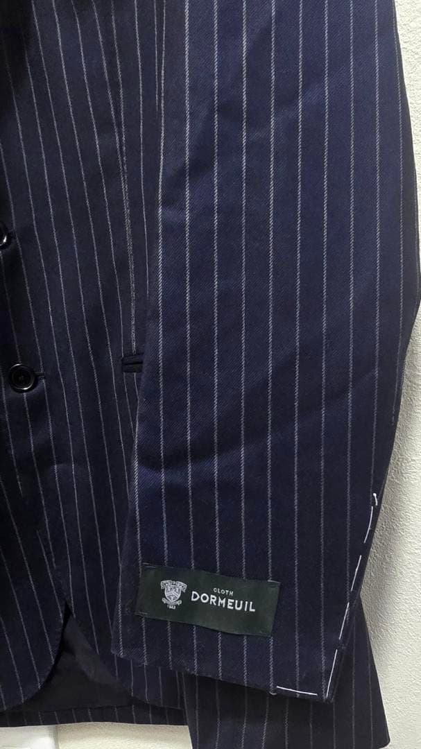 美品★SOVEREIGN ハンドライン チョークストライプ シングル3Bスーツ