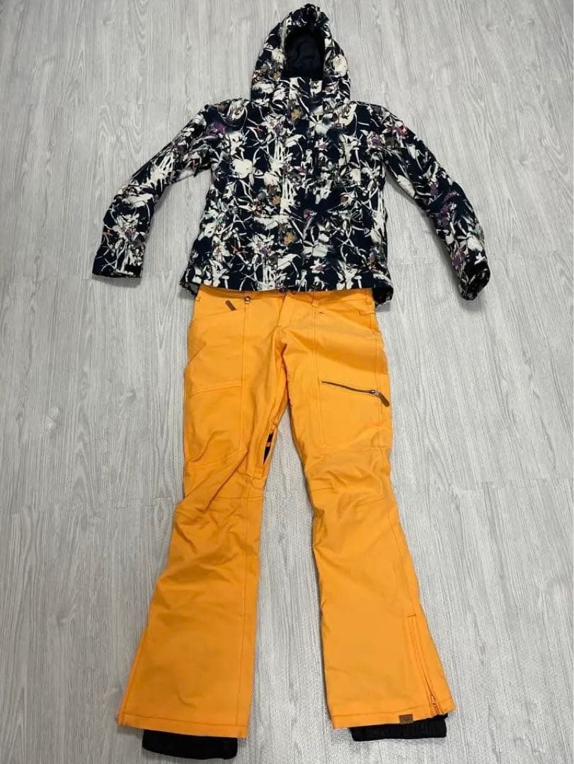 【ROXY】スノーボードレディースウェア上下セット