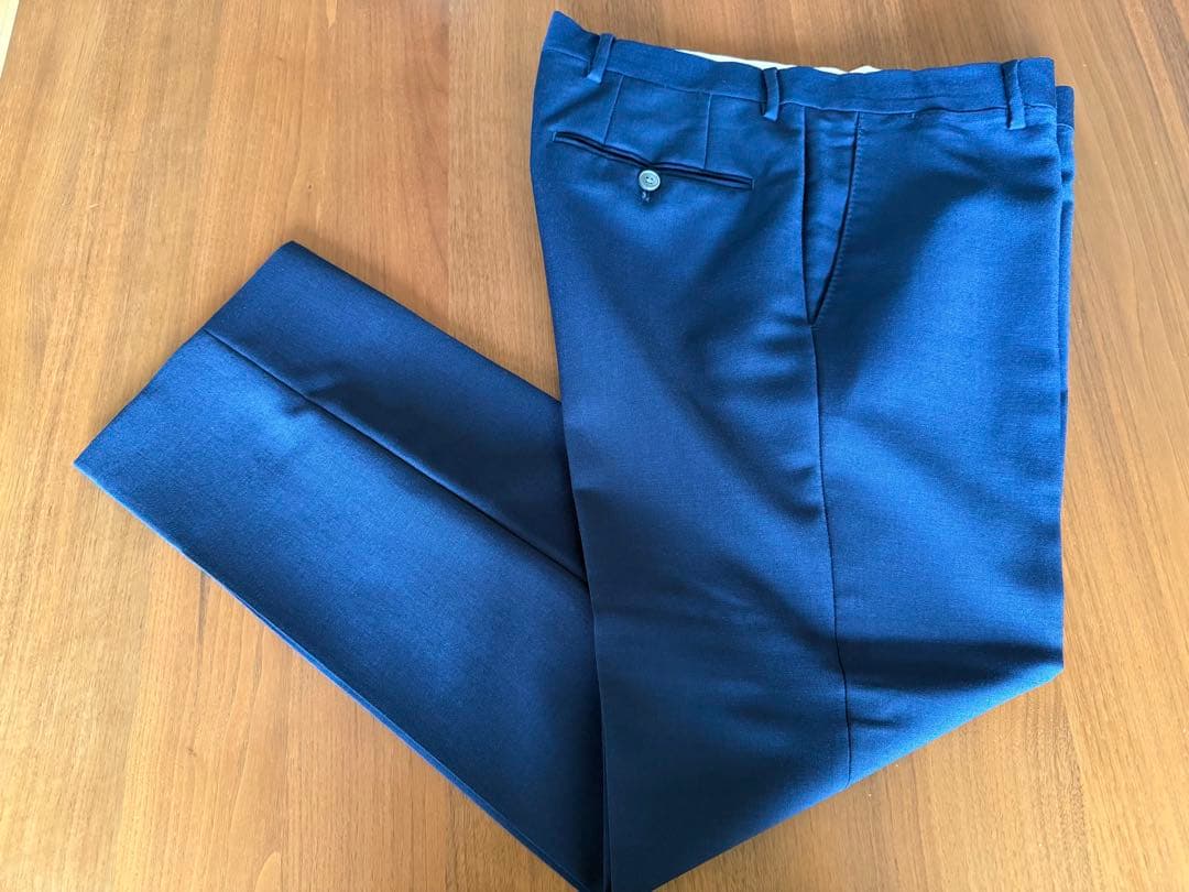 LARDINI ラルディーニ ネイビー 3B1 モヘアウールスーツサイズ48