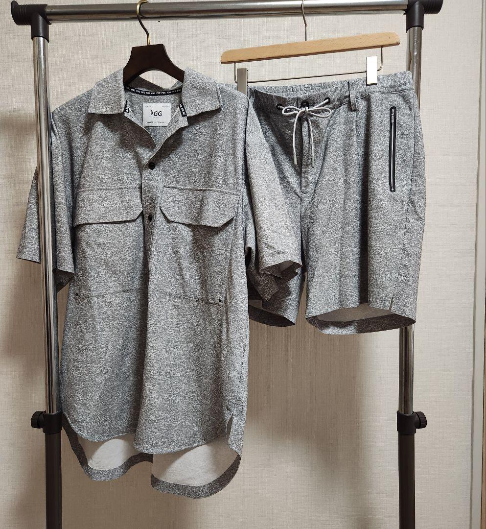 PGG グレー ショートスリーブシャツ
