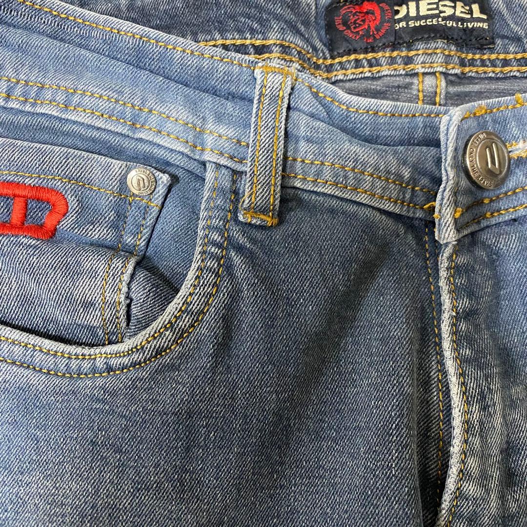 て*ら様 DIESEL ディーゼル ストレートデニム ジーンズW32総丈98cm