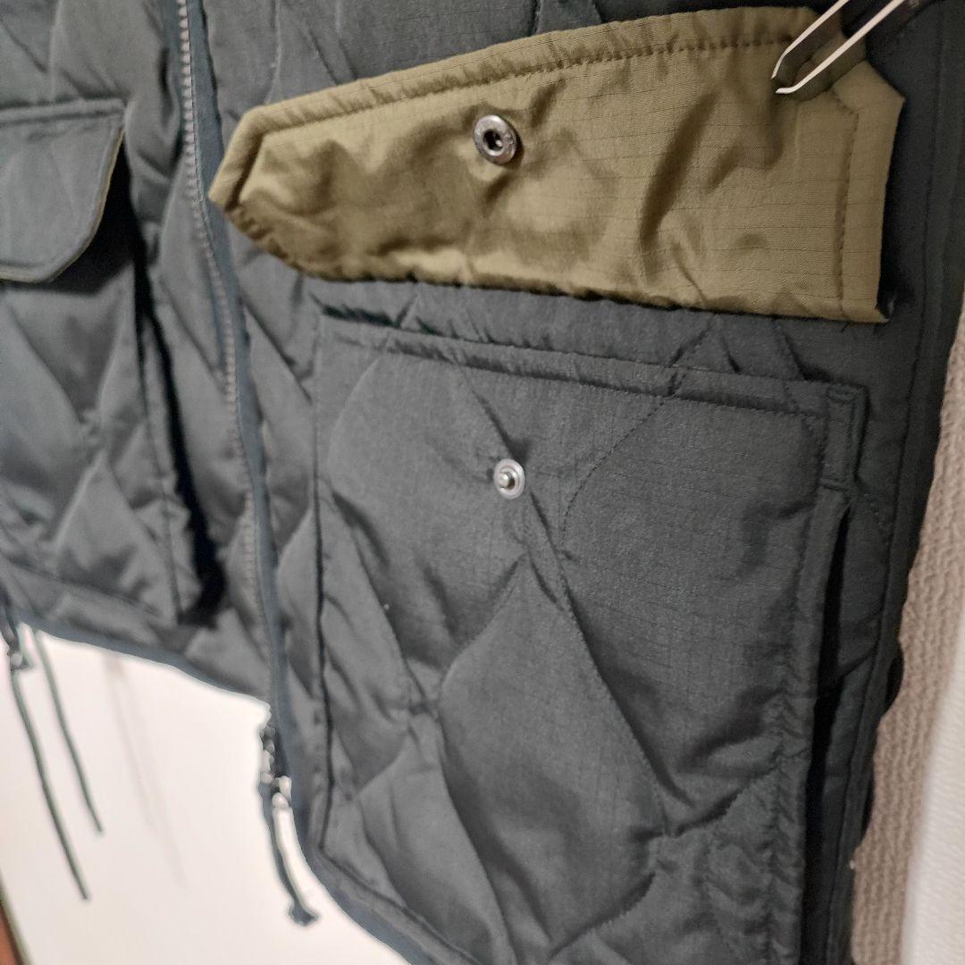 Taion 体温 Vネックレースアップダウンベスト ユニセックス