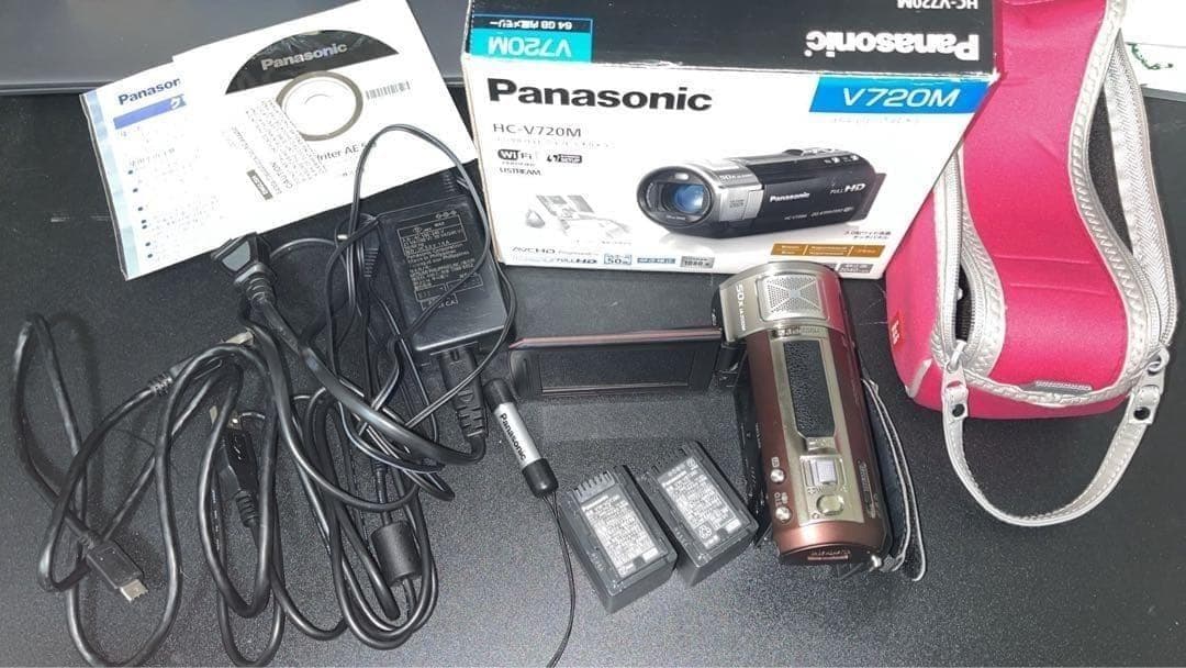 Panasonic HC-V720M ブラウン ビデオカメラ 4106