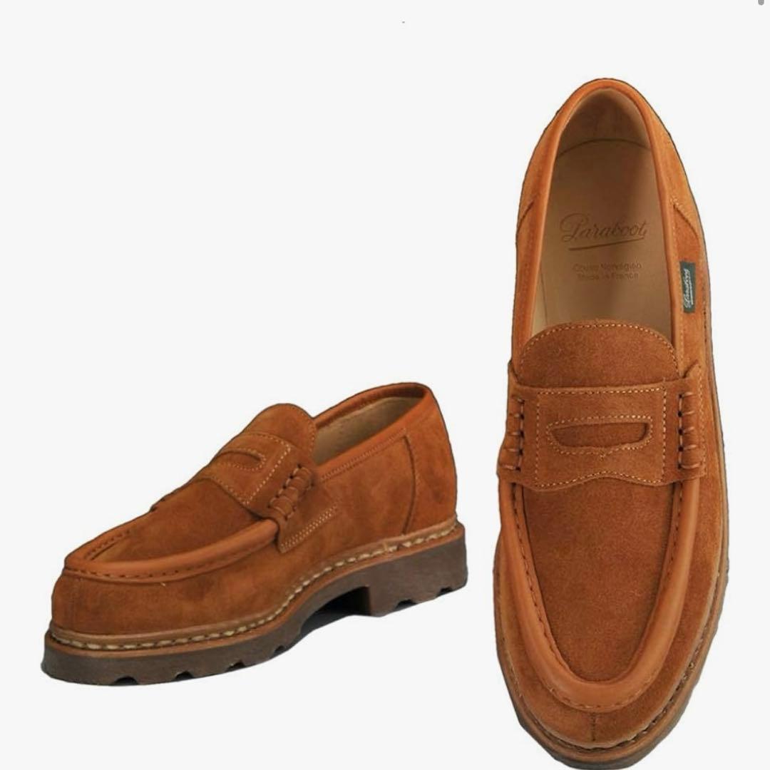 【美品】パラブーツ ランス UK5 ブラウン　スウェード