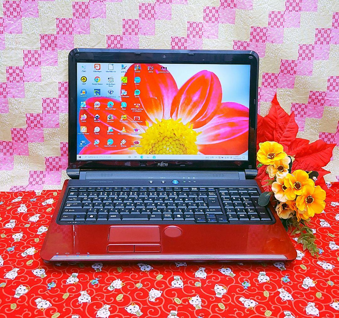 極上品！美品！テレワーク可能！富士通！新型Win11搭載！動
画編集