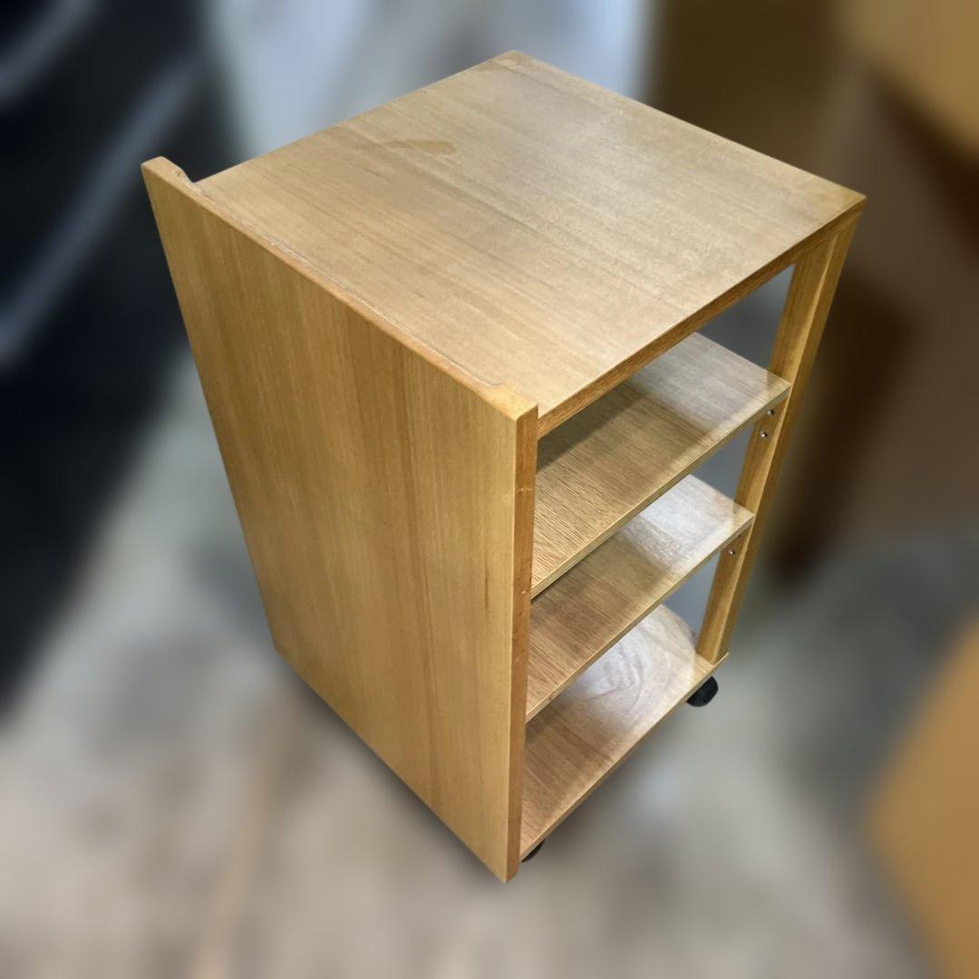 【MUJI 無印良品】◇◆食器棚◆◇木製◆◇耐震ラッチ付き◆◇タモ材