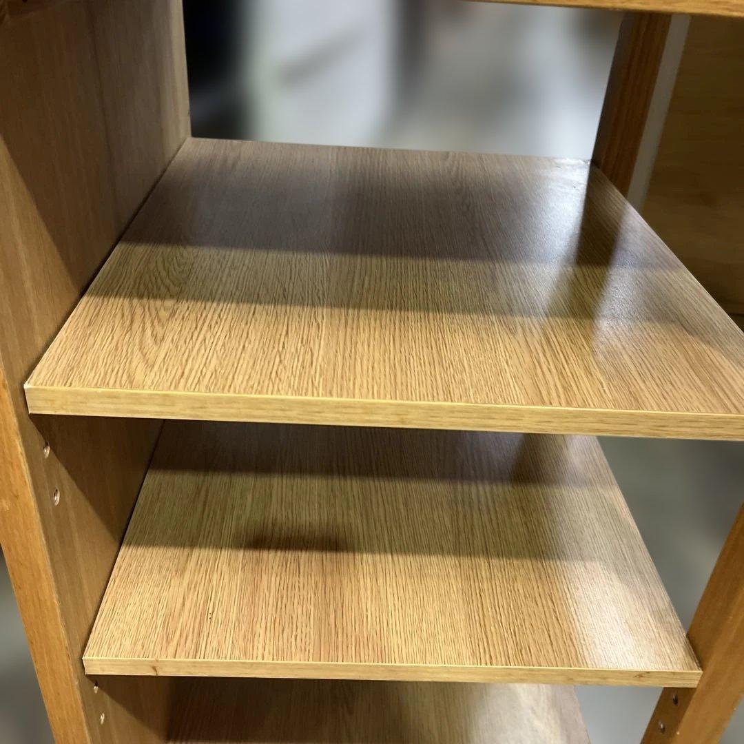 【MUJI 無印良品】◇◆食器棚◆◇木製◆◇耐震ラッチ付き◆◇タモ材