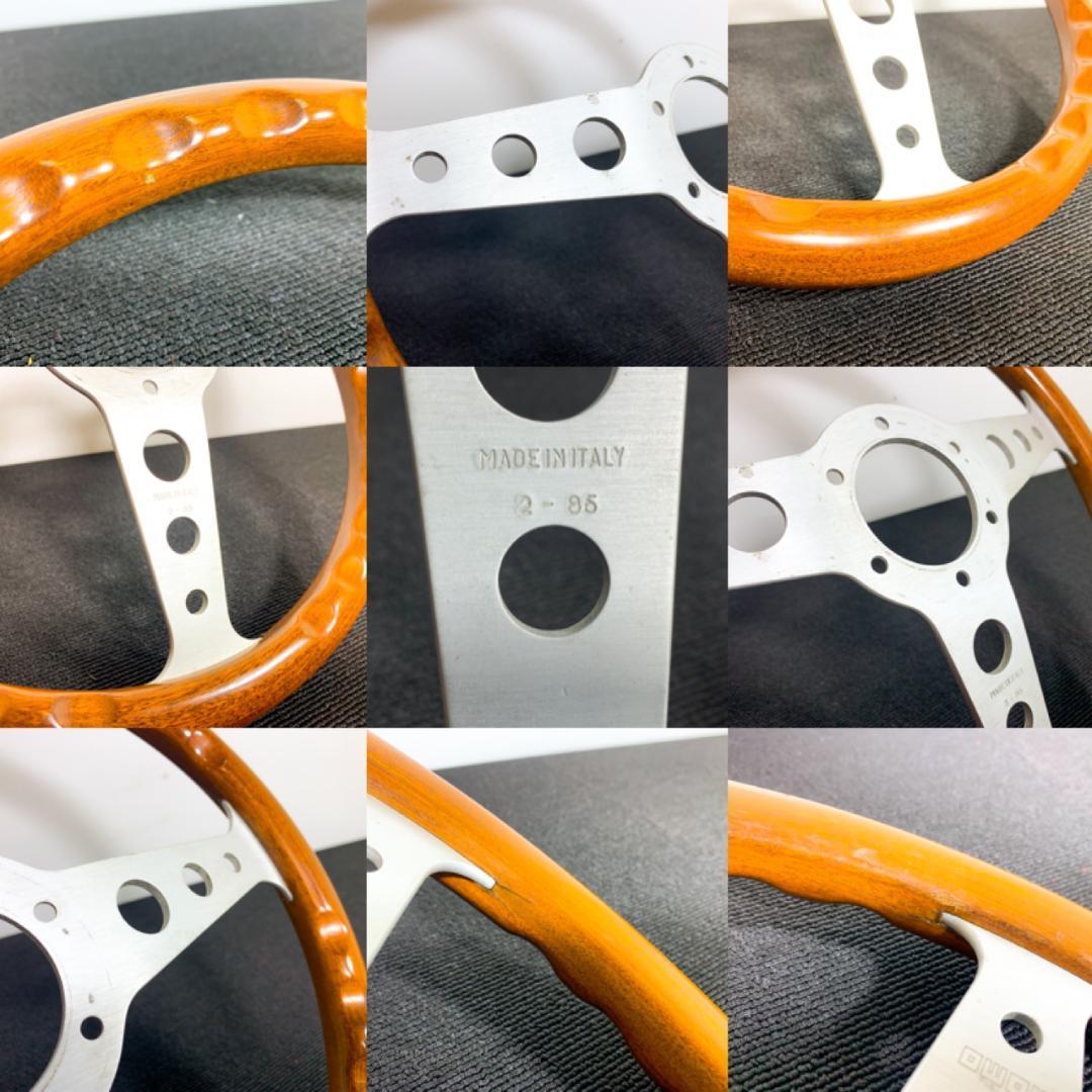 モモ INDY インディ ウッドステアリング 35パイ 1985年2月製 当時物