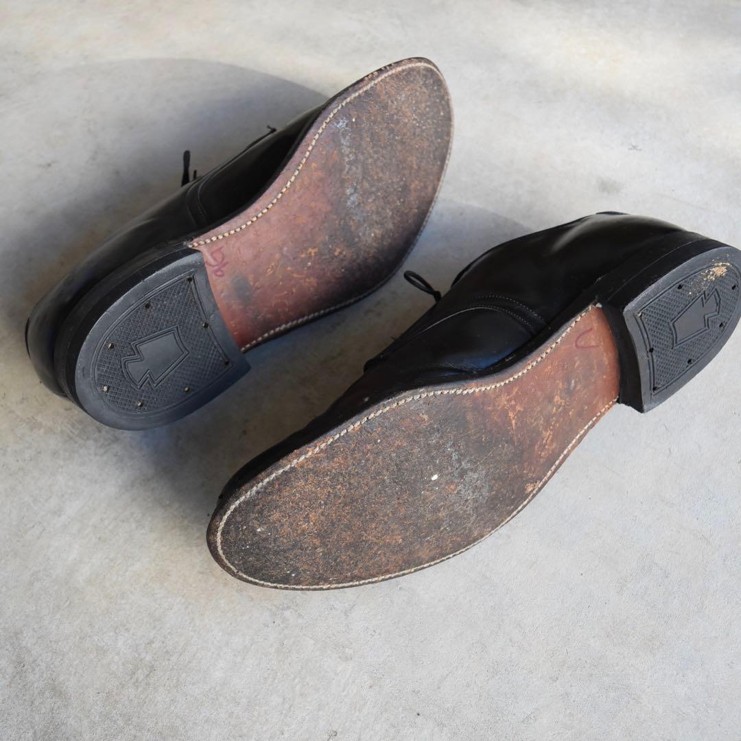 U.S.NAVY サービスシューズ 米軍実物 70年製 91/2R アメリカ海軍