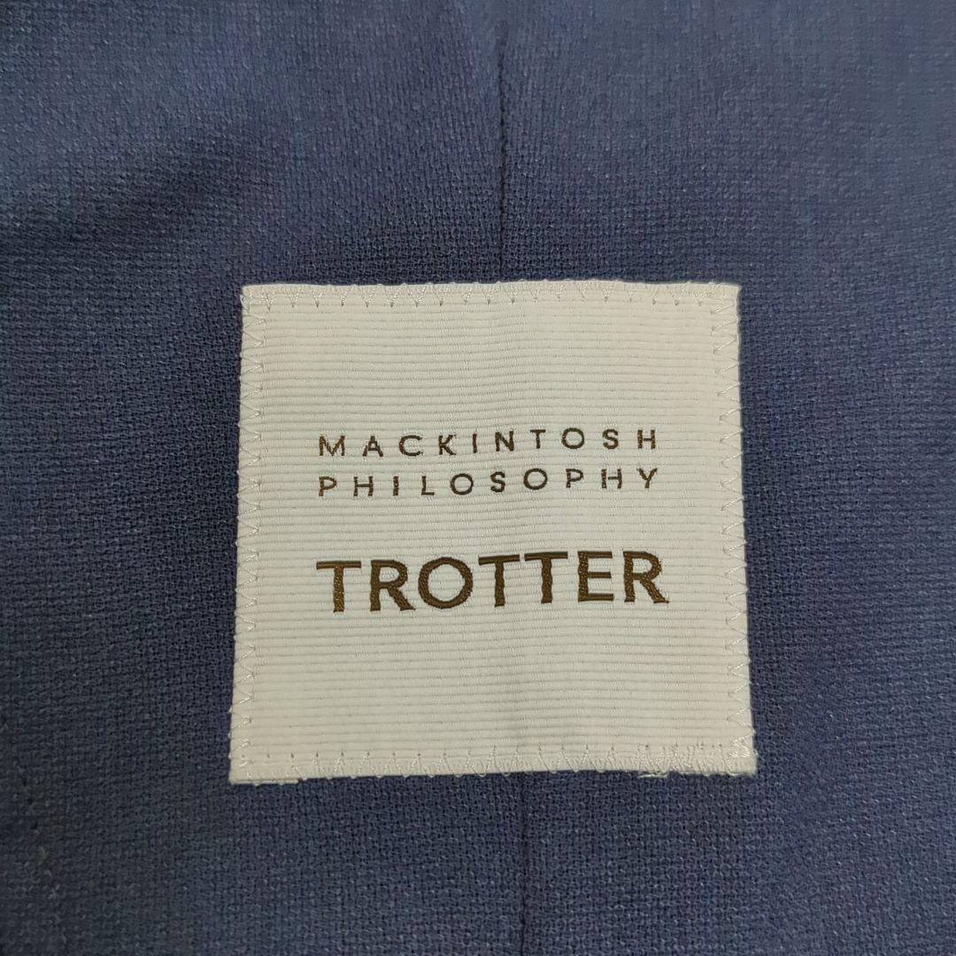 38R/40 マッキントッシュフィロソフィートロッター セットアップ スーツ 紺
