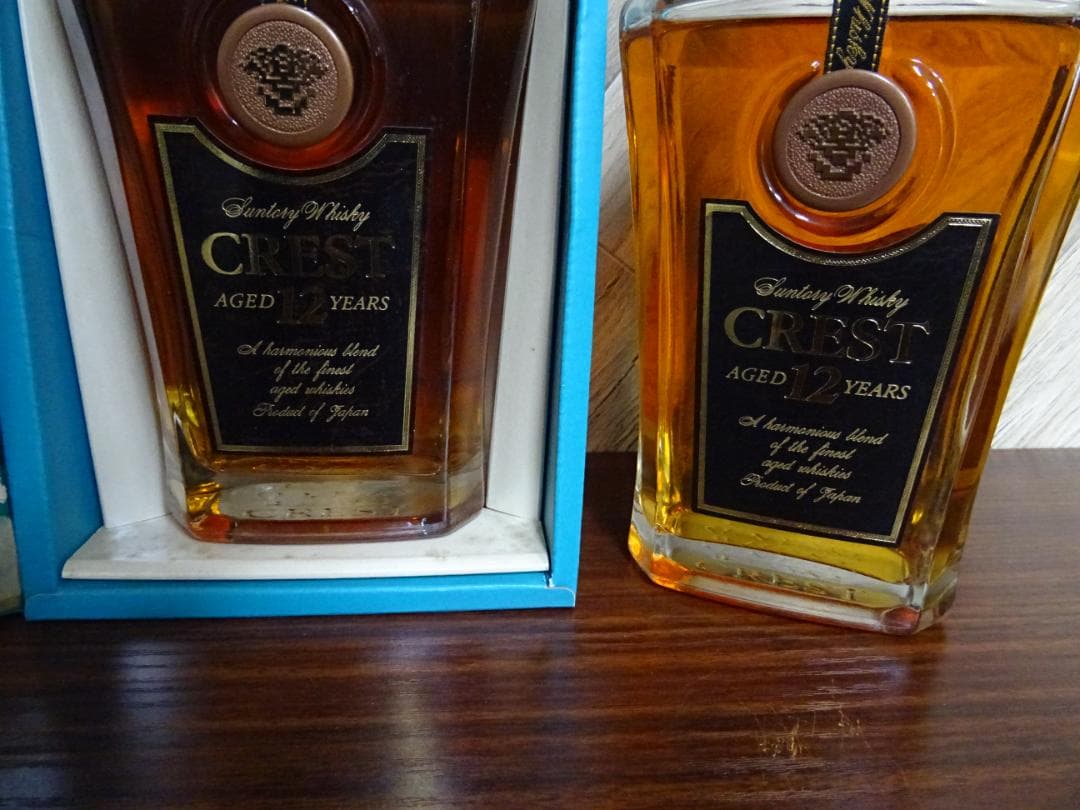 ハ*ハ様 岡015 サントリーウイスキー CREST 12年 2本 700ml